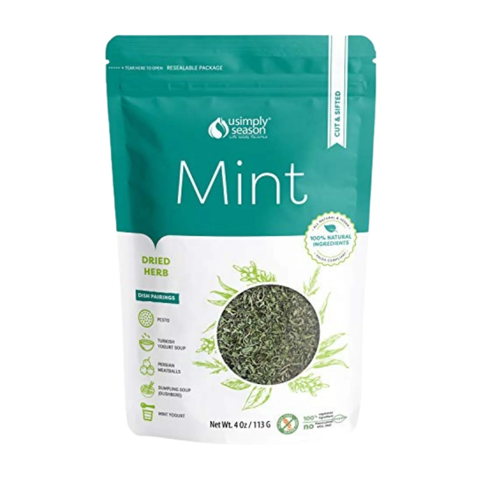 Dried Mint 4oz – Refreshing Culinary & Herbal Use