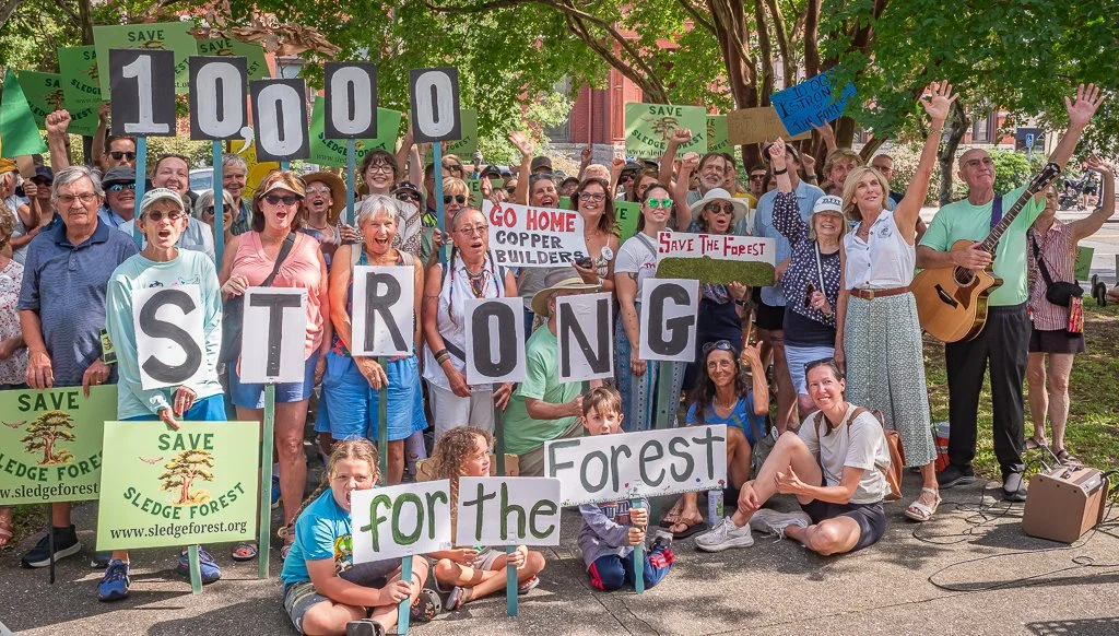 July, 2025 - 150+ supporters showed up as we celebrate hitting 10,000 signatures on our petition!
