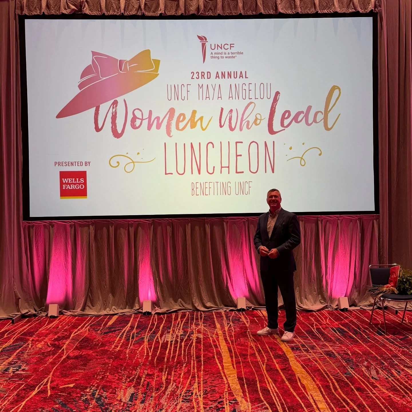 Looking forward to a great fundraising event for #UNCFCharlotte.  23rd Annual Maya Angelou Women Who Lead Luncheon in Charlotte.  #MAWWLL #UNCF