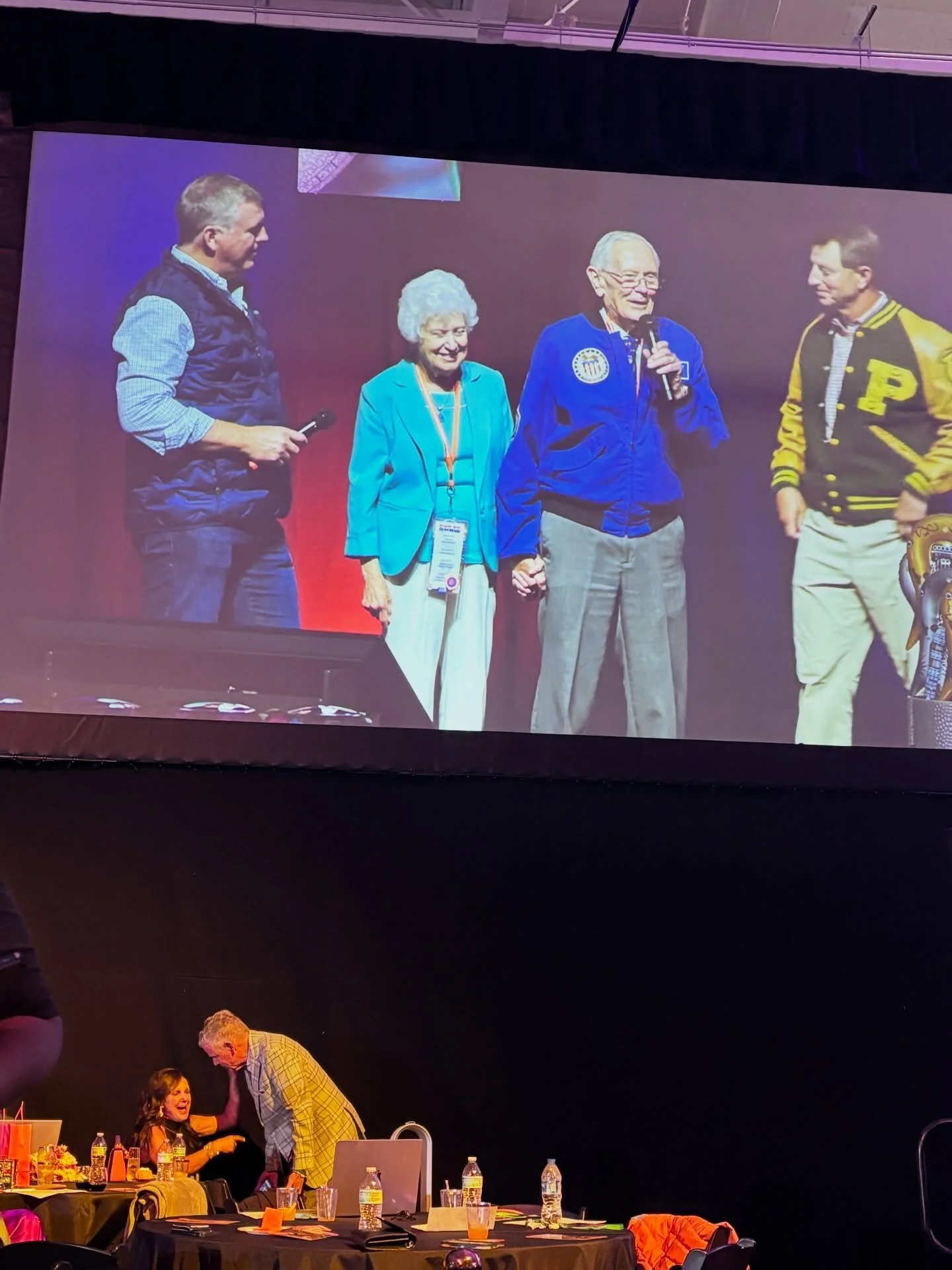 I have sold with celebrities, sports figures, and military officers over my 23 years of auctions. Last night tops the list - selling a dinner with Brig Gen Charlie Duke.  He is one of four surviving astronauts who have walked on the moon.  And his wi