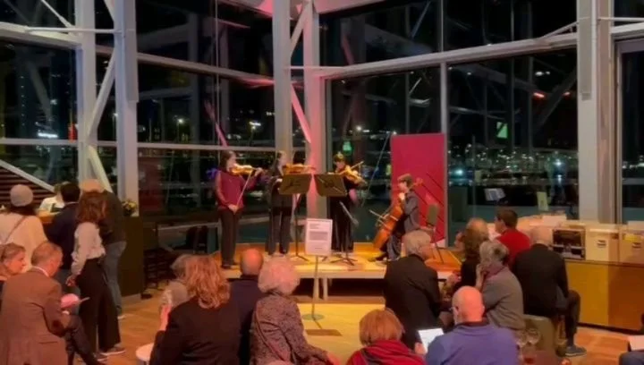 A few moments of our pre-concert in @sqbamsterdam ✨️