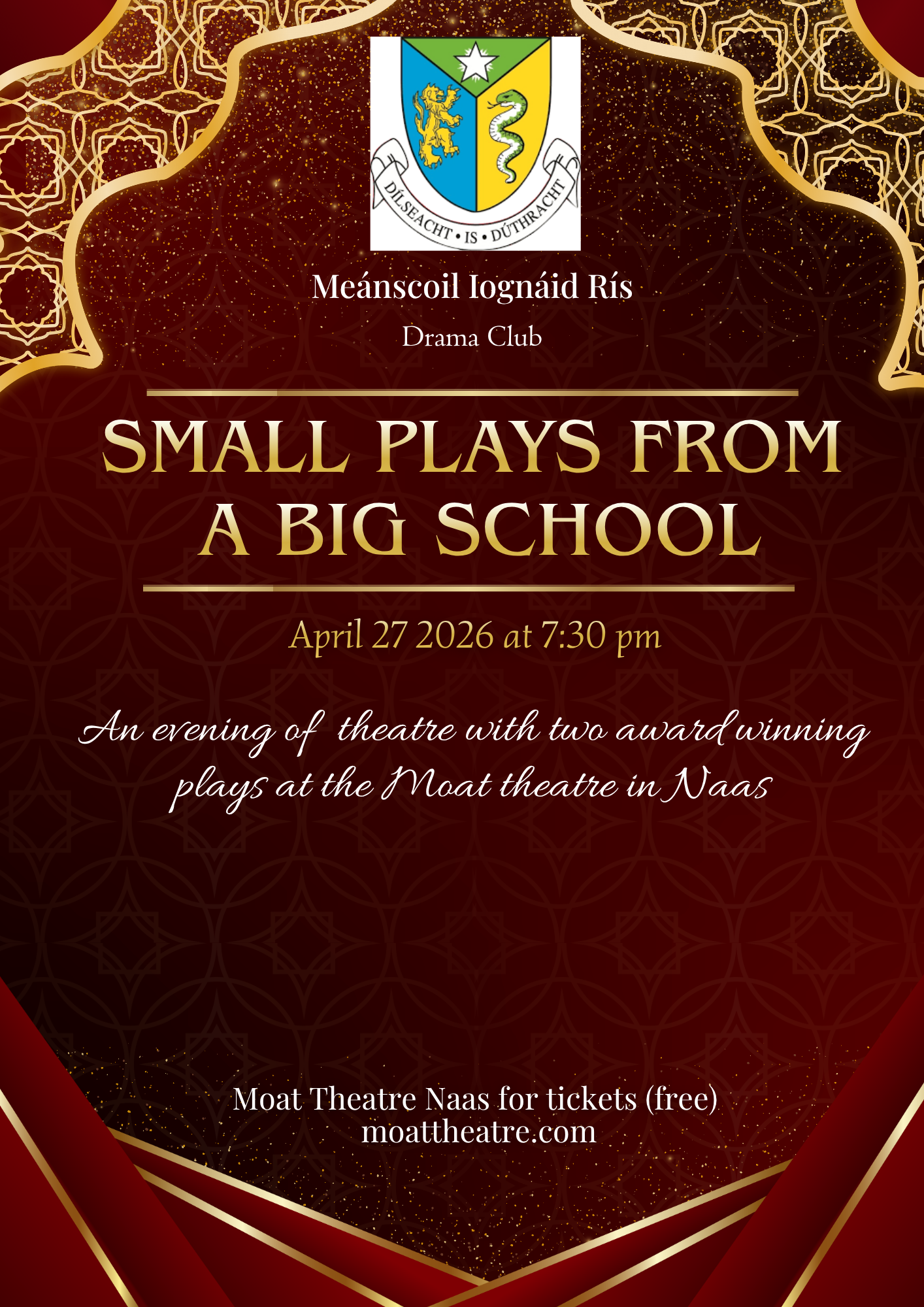 Naas CBS presents: Small Plays from a Big School