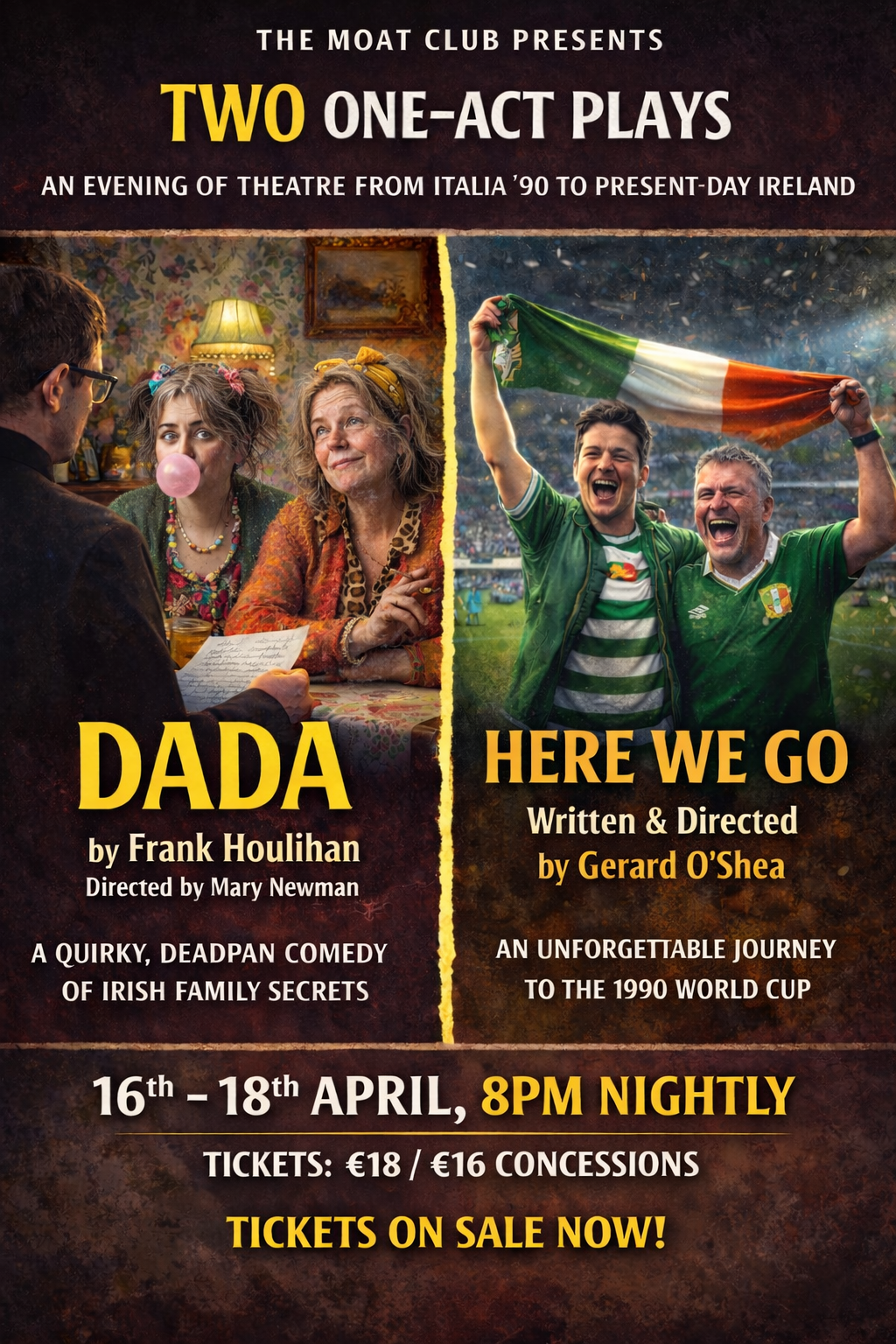 Poster for two short plays