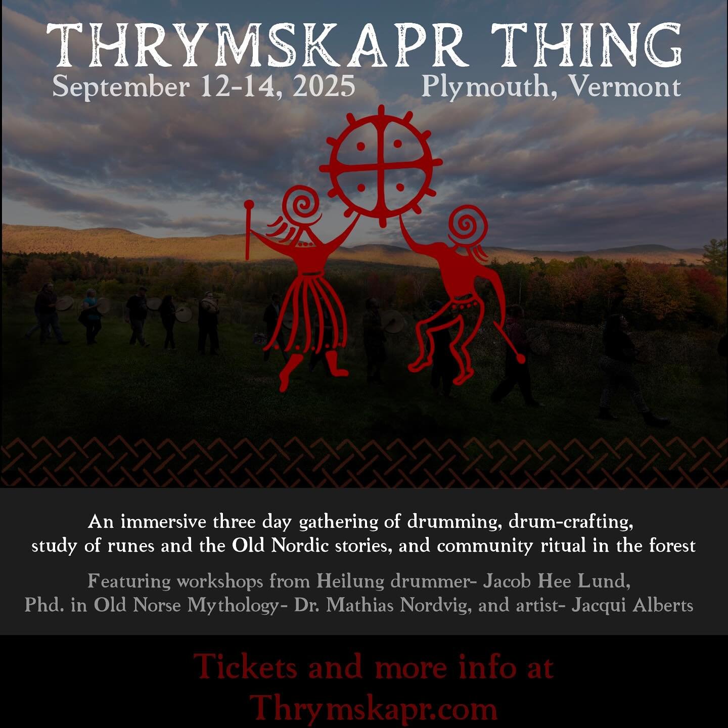 Happy weekend everyone! 

Registration is live at Thrymskapr.com 
(Link in bio) 

The sacred fire will be lit again this year in Vermont! 
We are so honored to host our second assembly in the Northeastern US. The Thing returns to gather voices and sp