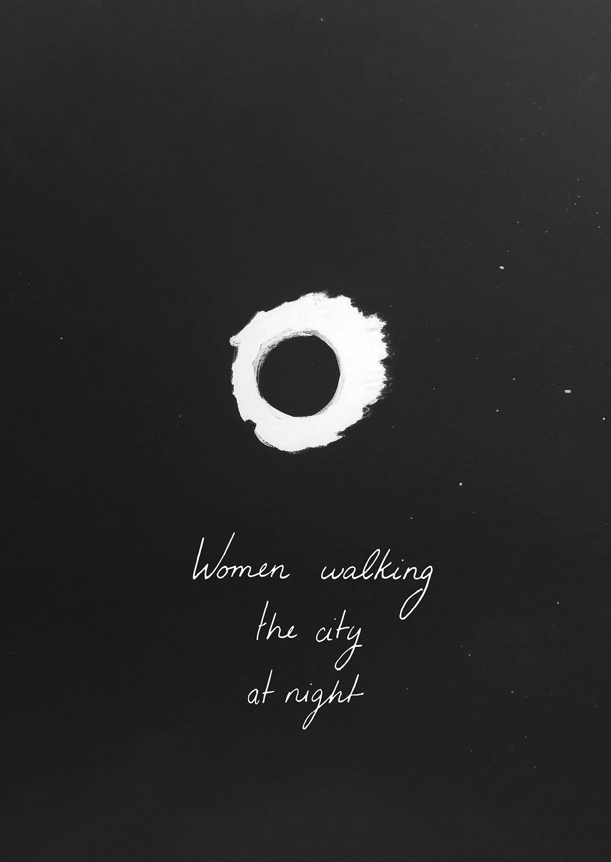 Women Walking in the City at Night