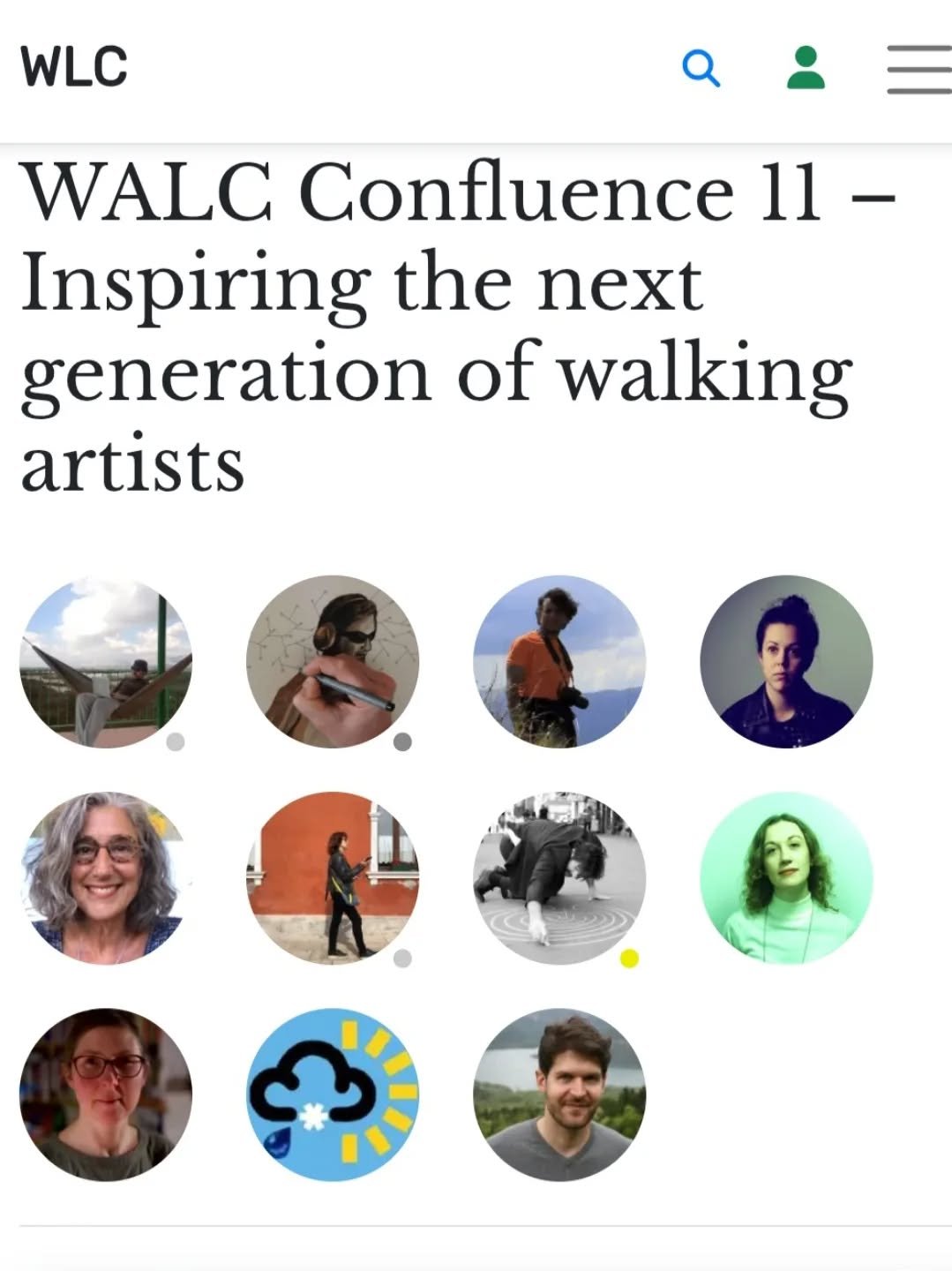Thanks all who joined our special Sunday gathering connecting AWA with @walctogether and @walklistencreate (members can watch back at the Google drive link Molly has shared). It is wonderful to be an affiliate organisation to this global walking art 