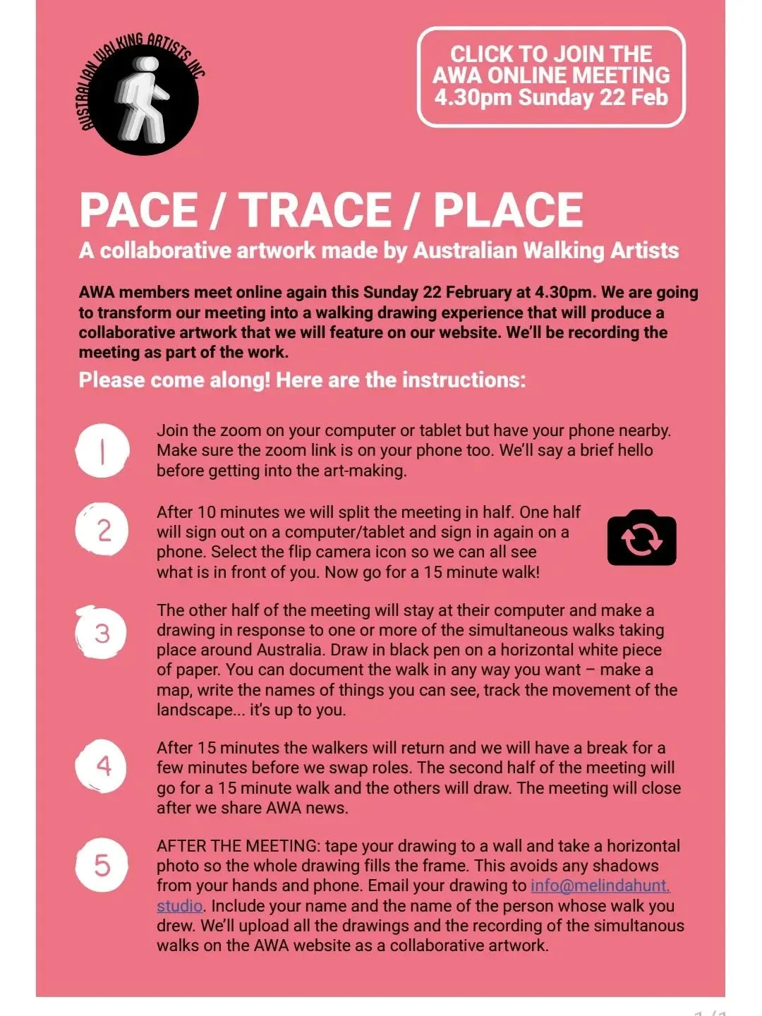 We're looking forward to our first monthly gathering of the year tomorrow! and @melinda_hunt_studio has planned something special. Members should now have the zoom link in their emails. Let us know if you can make it and we look forward to seeing you