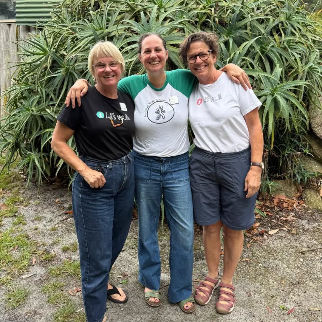 A quick hello from us in a busy time for walking art! And welcome to new members! 
Molly &amp; Mel presented the wonderful @walctogether session featuring an amazing mix of AWA artists to the world and hosted the March gathering with guest artist @ma