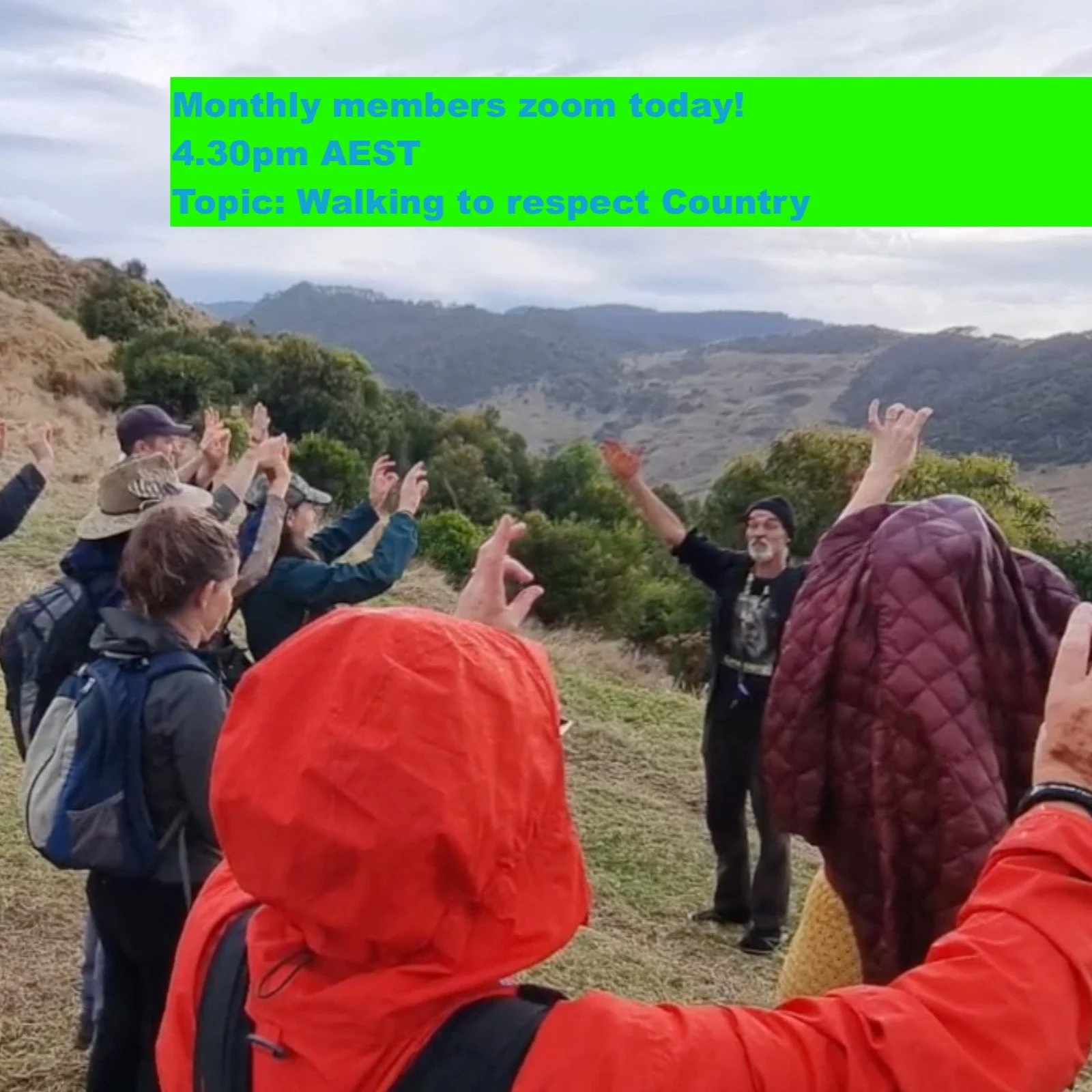 Look forward to seeing you later today with a special session hosted by Linda Knight @lk_inefficient_urban_maps 

Image: @gadubanudcountry leading a walk at the 2024 AWA retreat

A reminder of the topic:
Linda Knight will host the meeting, and our to