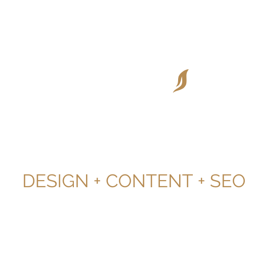 Farrow + Forge logo with the words 'Design, Content, SEO' beneath.