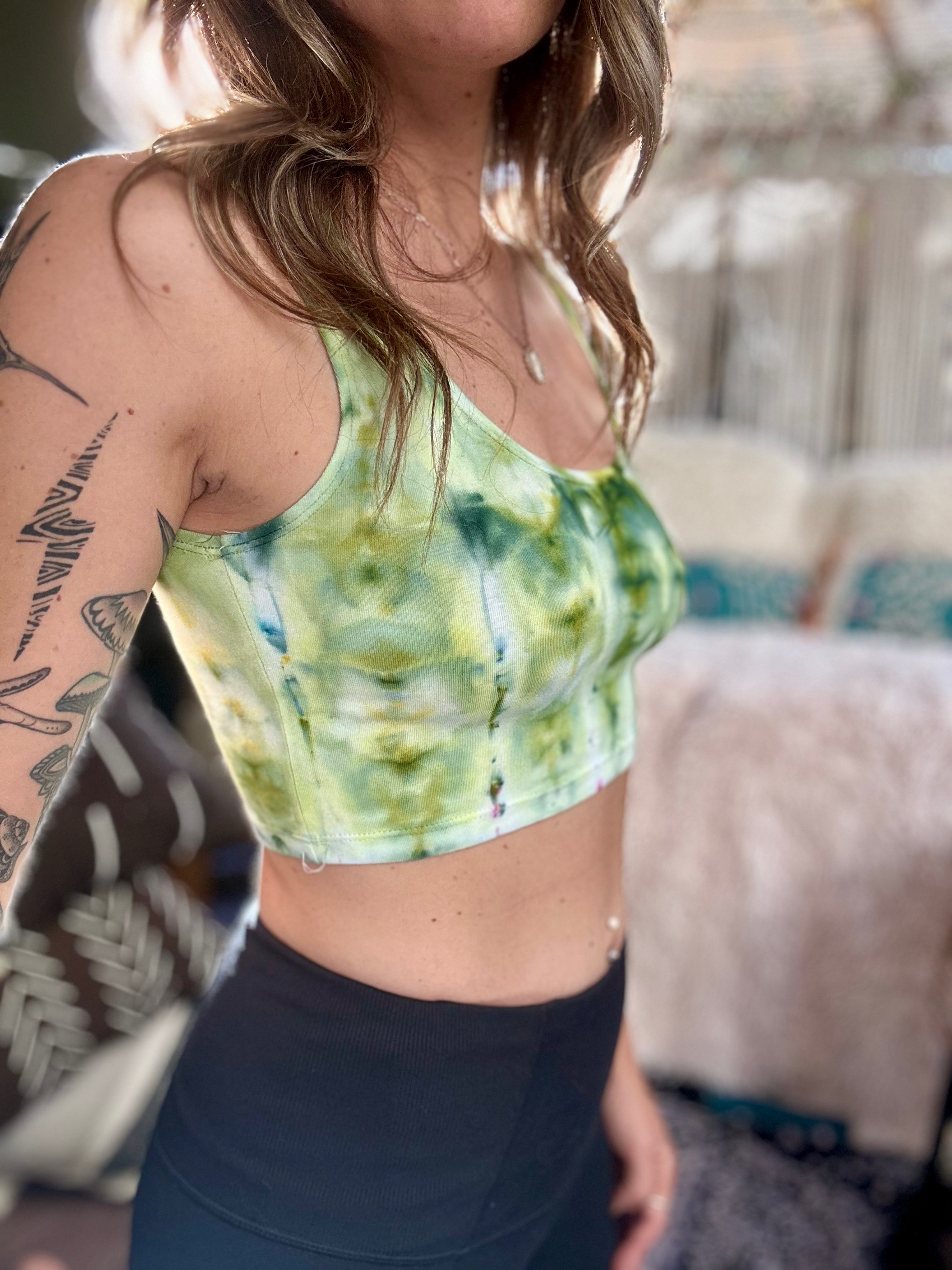 Crop tank - Mossy (Medium)