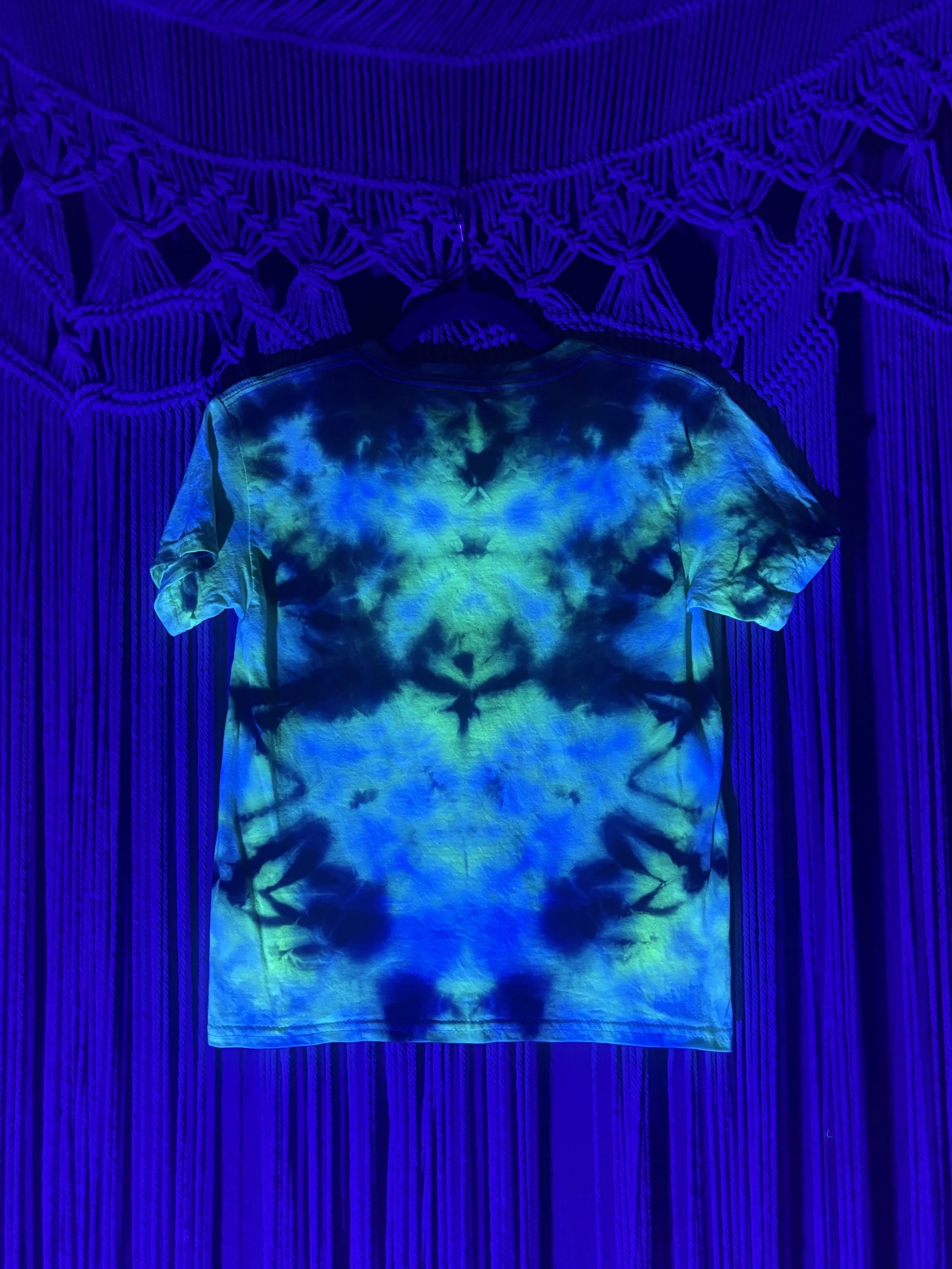 Earthly Deity Youth T-Shirt 001 (UV-REACTIVE) (YOUTH SMALL)