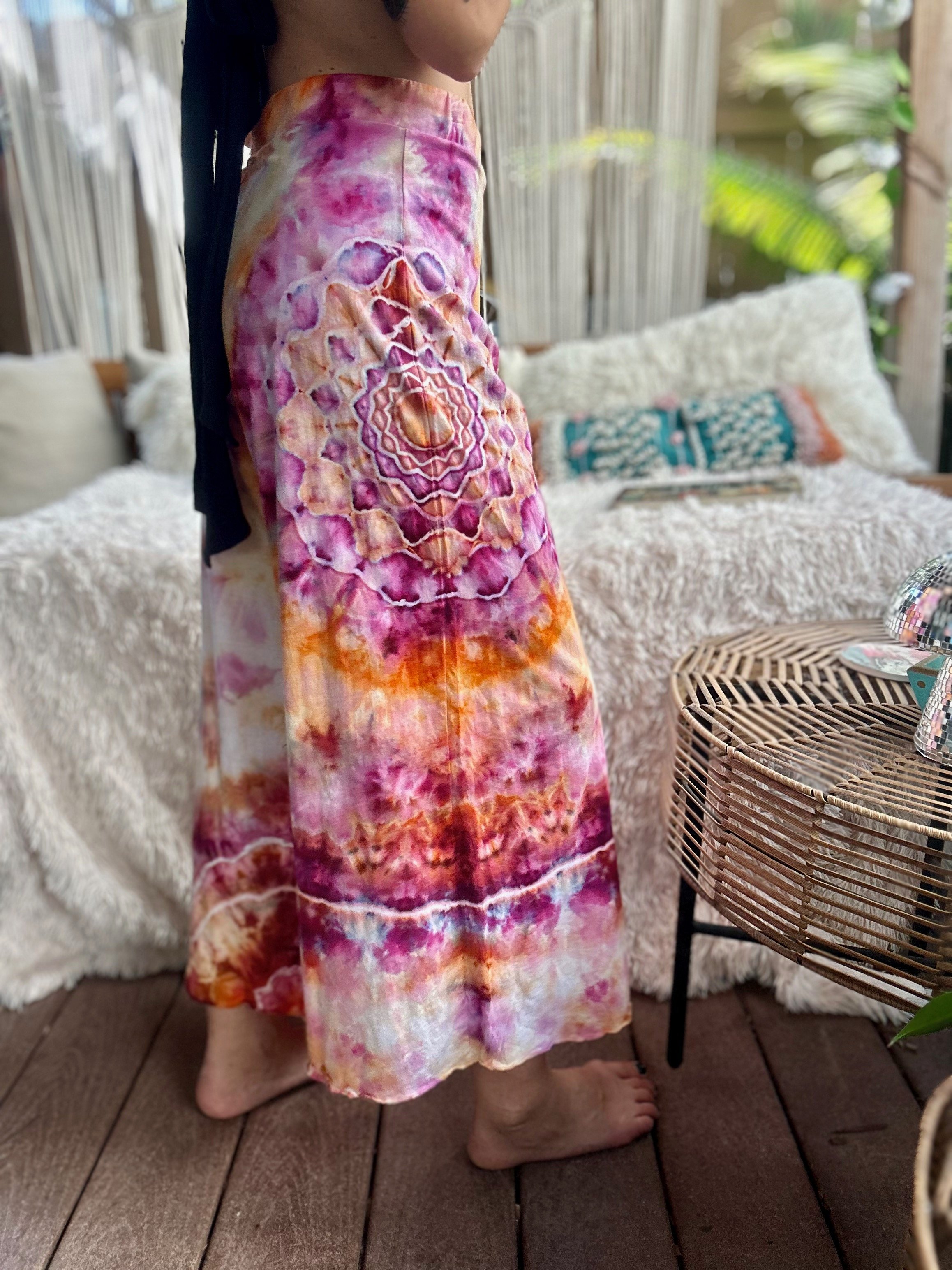 Mandala pant - Fiery Fuchsia (Small)