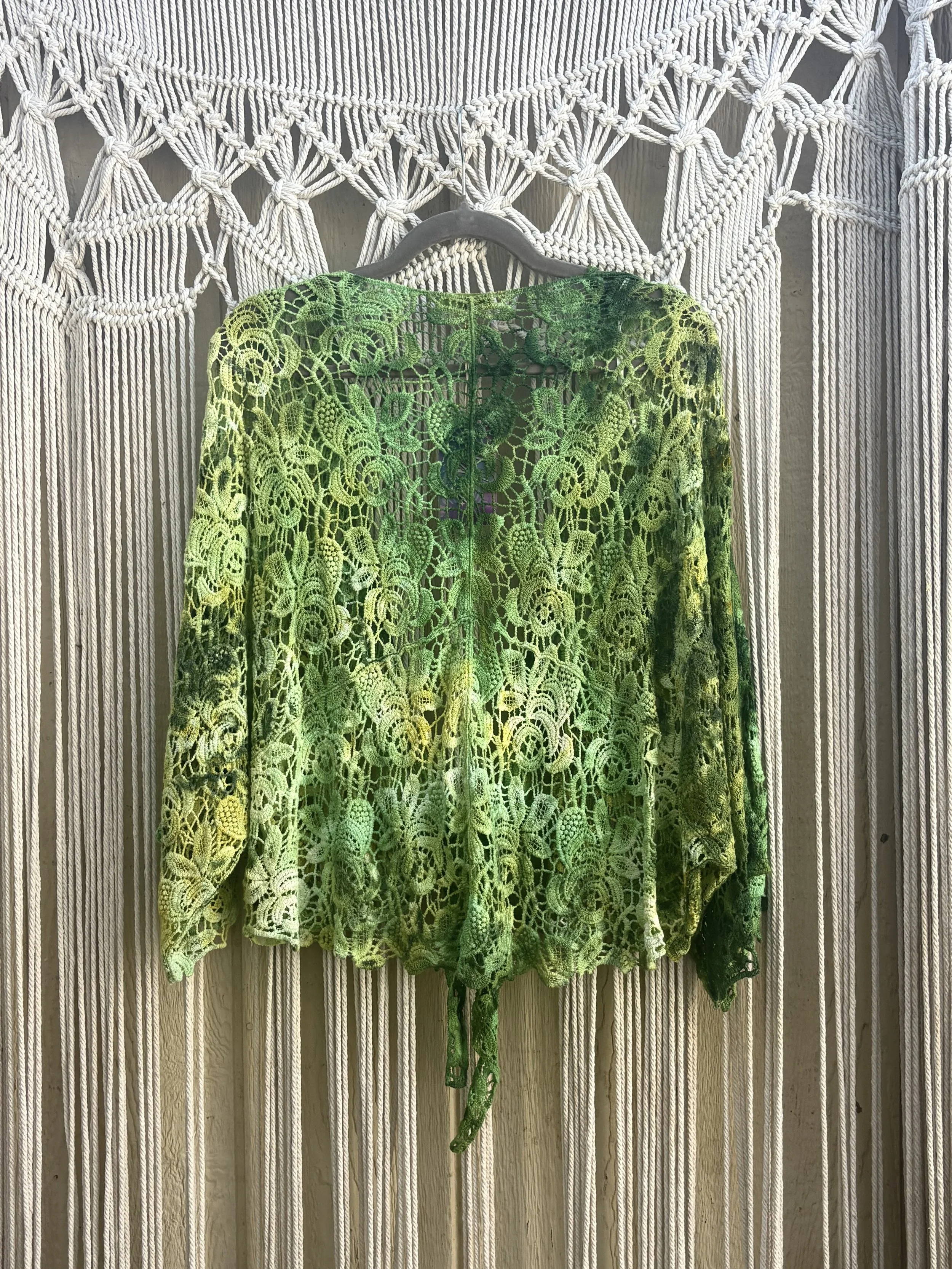 Earthly Crochet Wrap Top 002 (UV-REACTIVE) (MEDIUM)