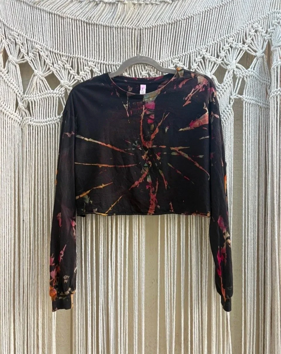 Orion Long-Sleeve Crop Top (SMALL)