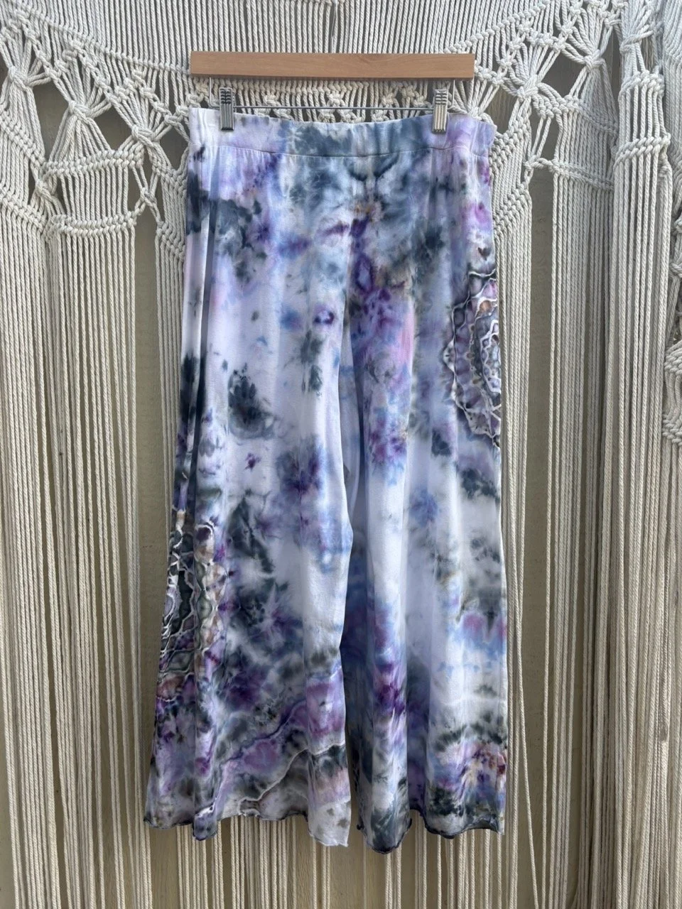 Milky Way Mandala Crop Wide-Leg Pant (LARGE)