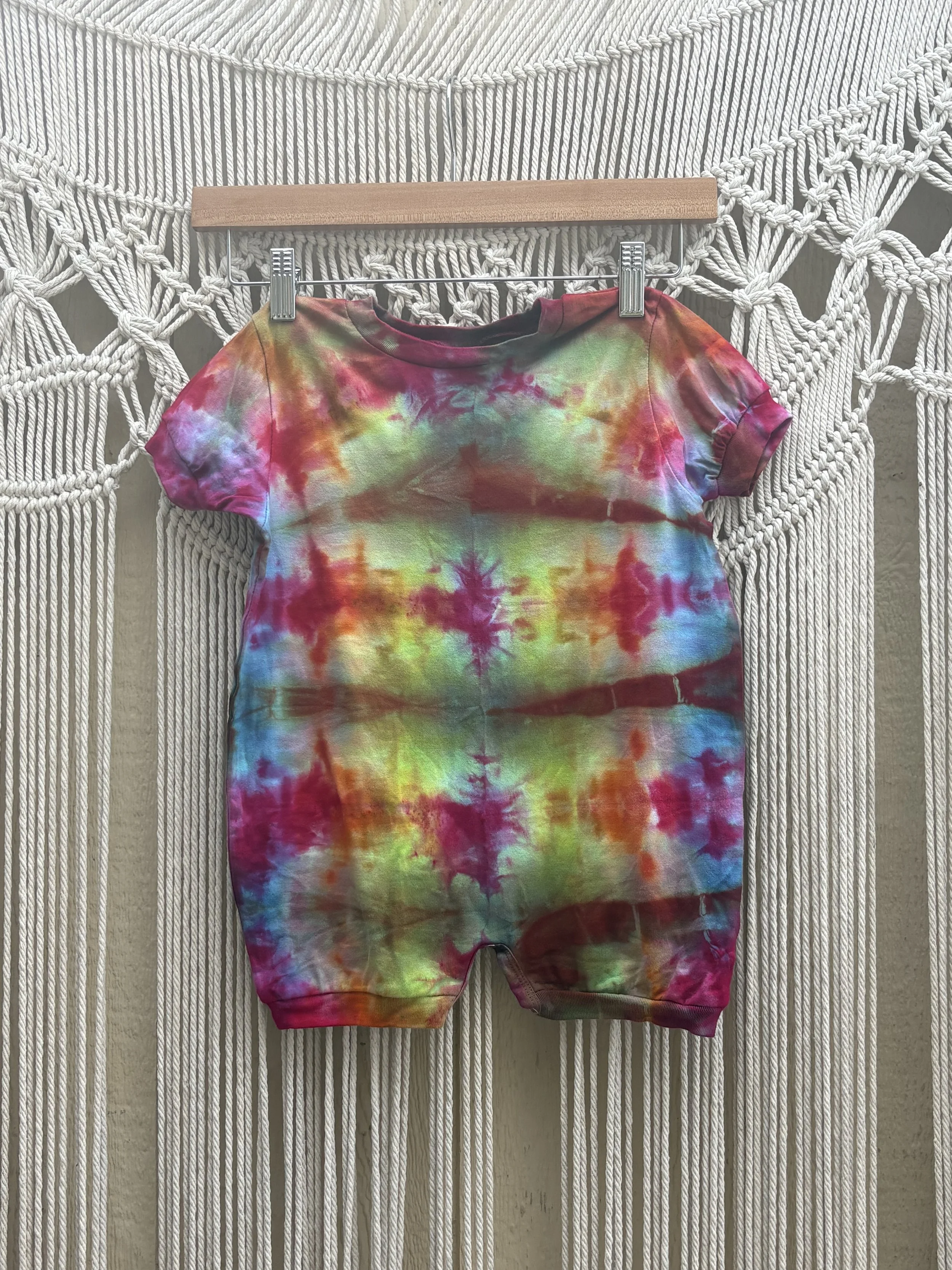 Rainbow Nebula Baby Bubble Onesie 002 (UV-REACTIVE) (24 MONTHS)