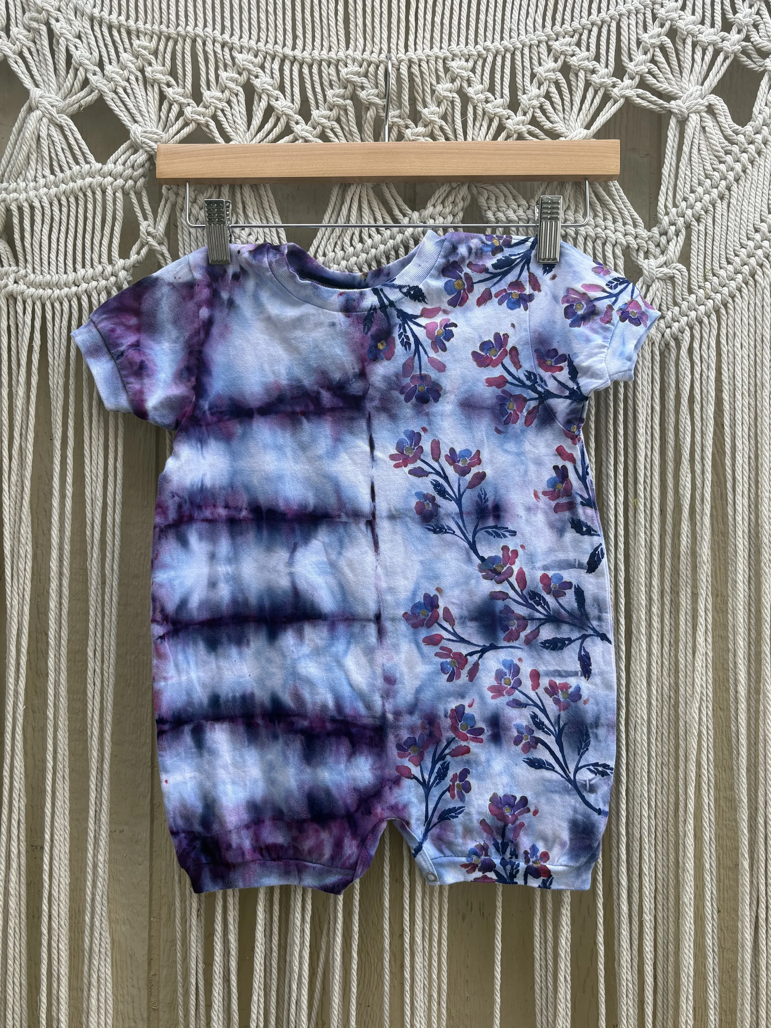 Neptune Flowers Baby Bubble Onesie 001 (24 MONTHS)