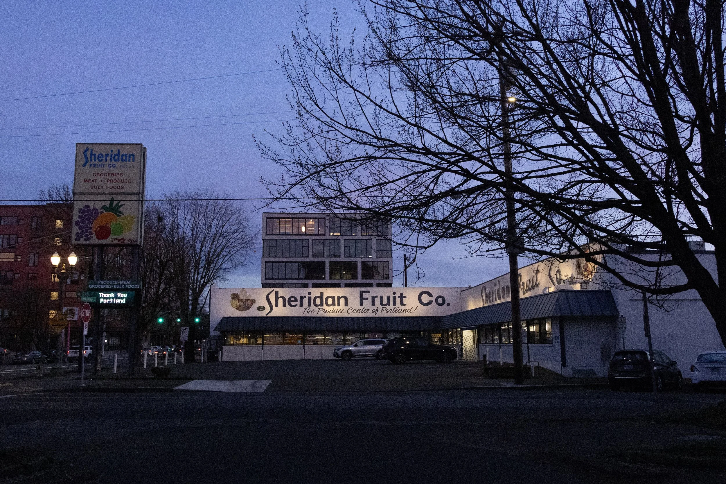The Sheridan Fruit Co. in Portland, Oregon.