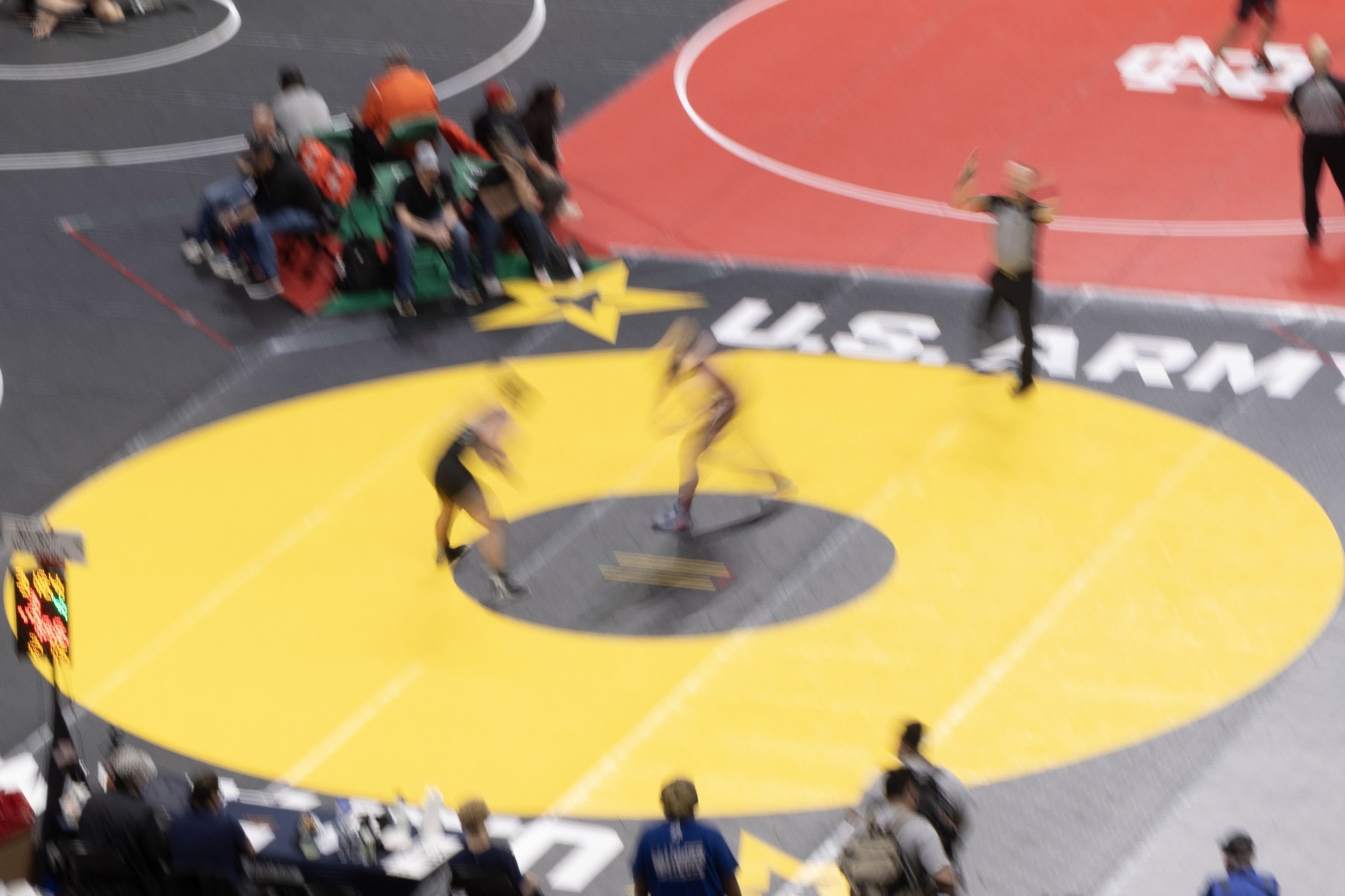 OSAA 2026 State Wrestling Tournament in Portland, Oregon.