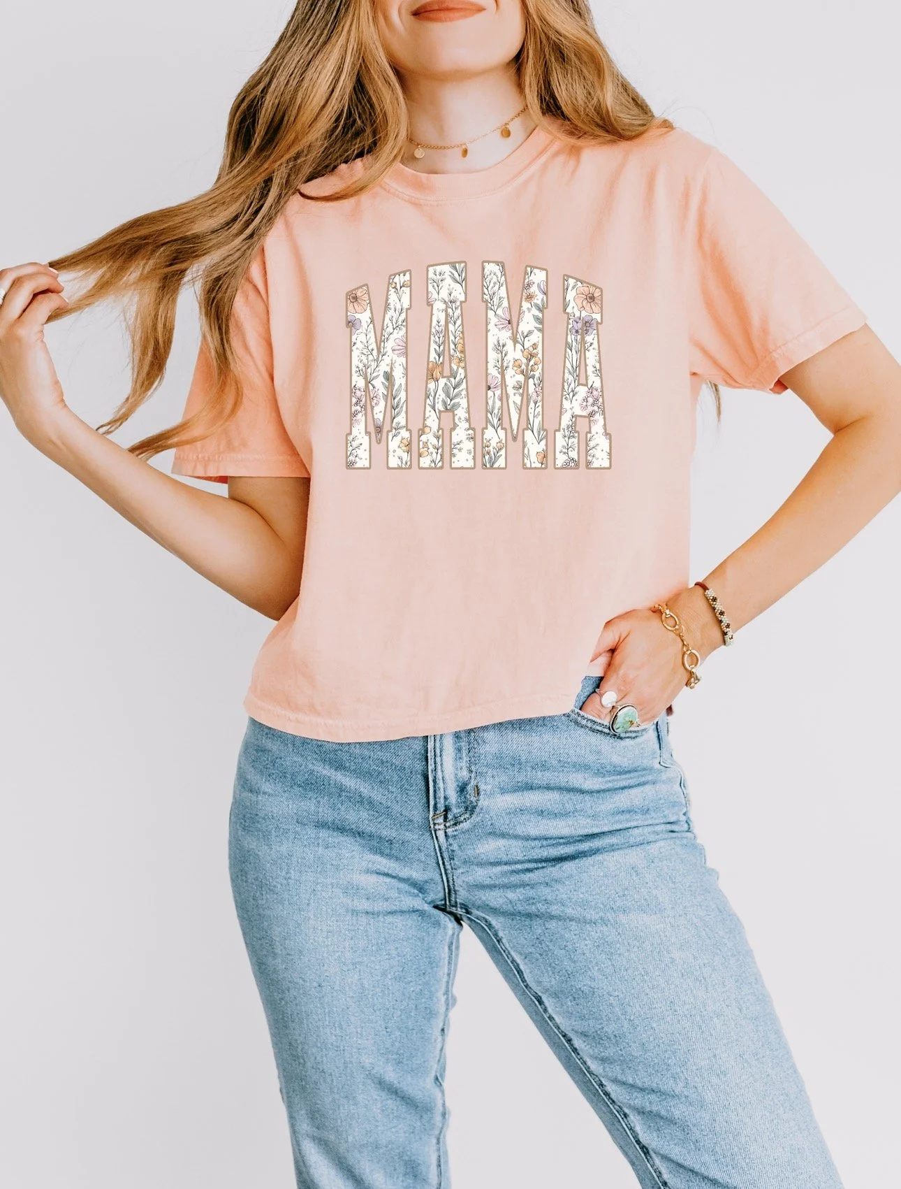 Wildflower Mama Crop & Tee