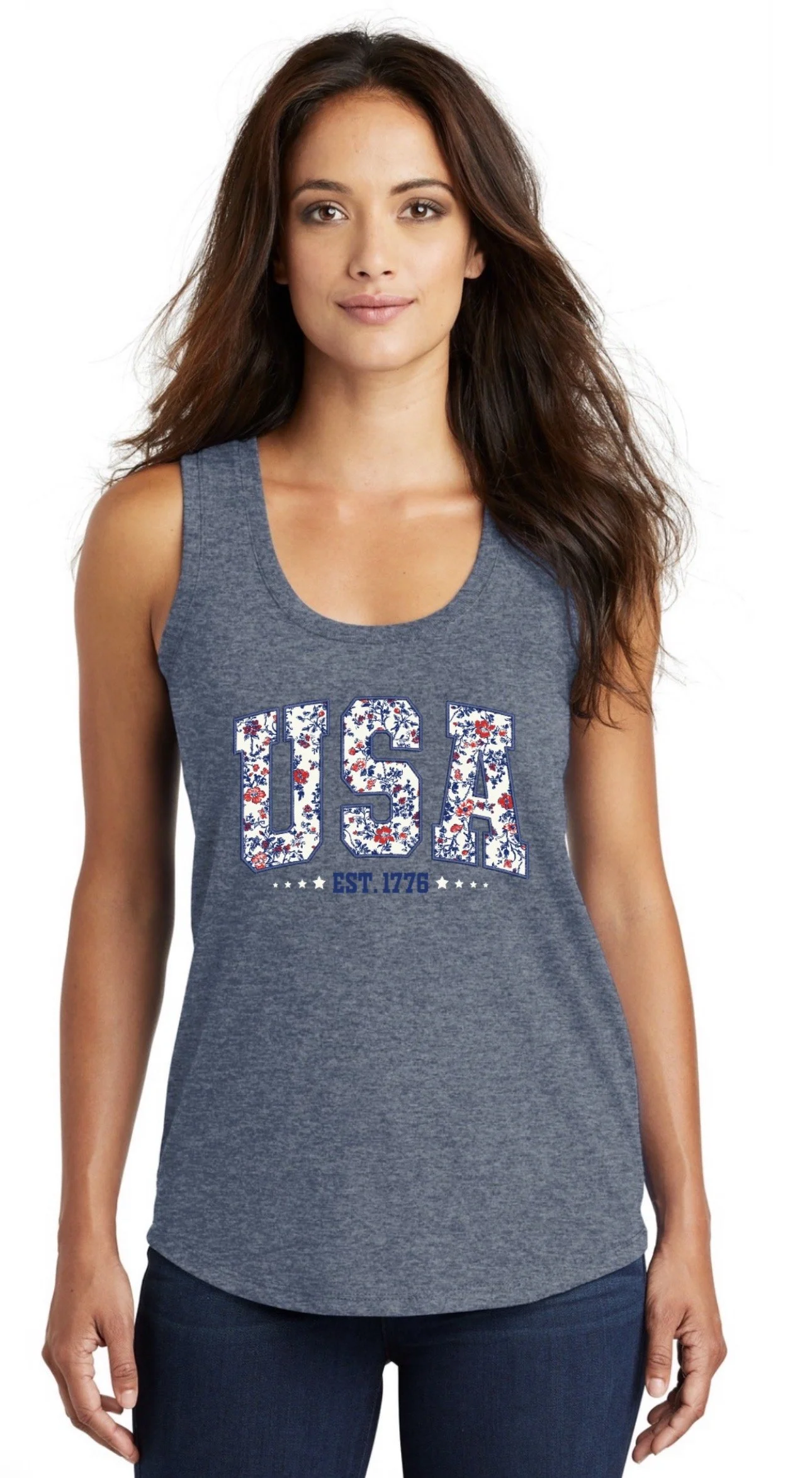 🇺🇸 Floral USA Tank
