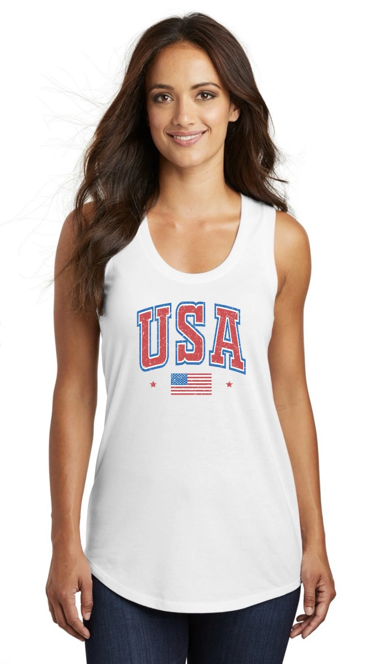 🇺🇸 Vintage USA Racerback Tank