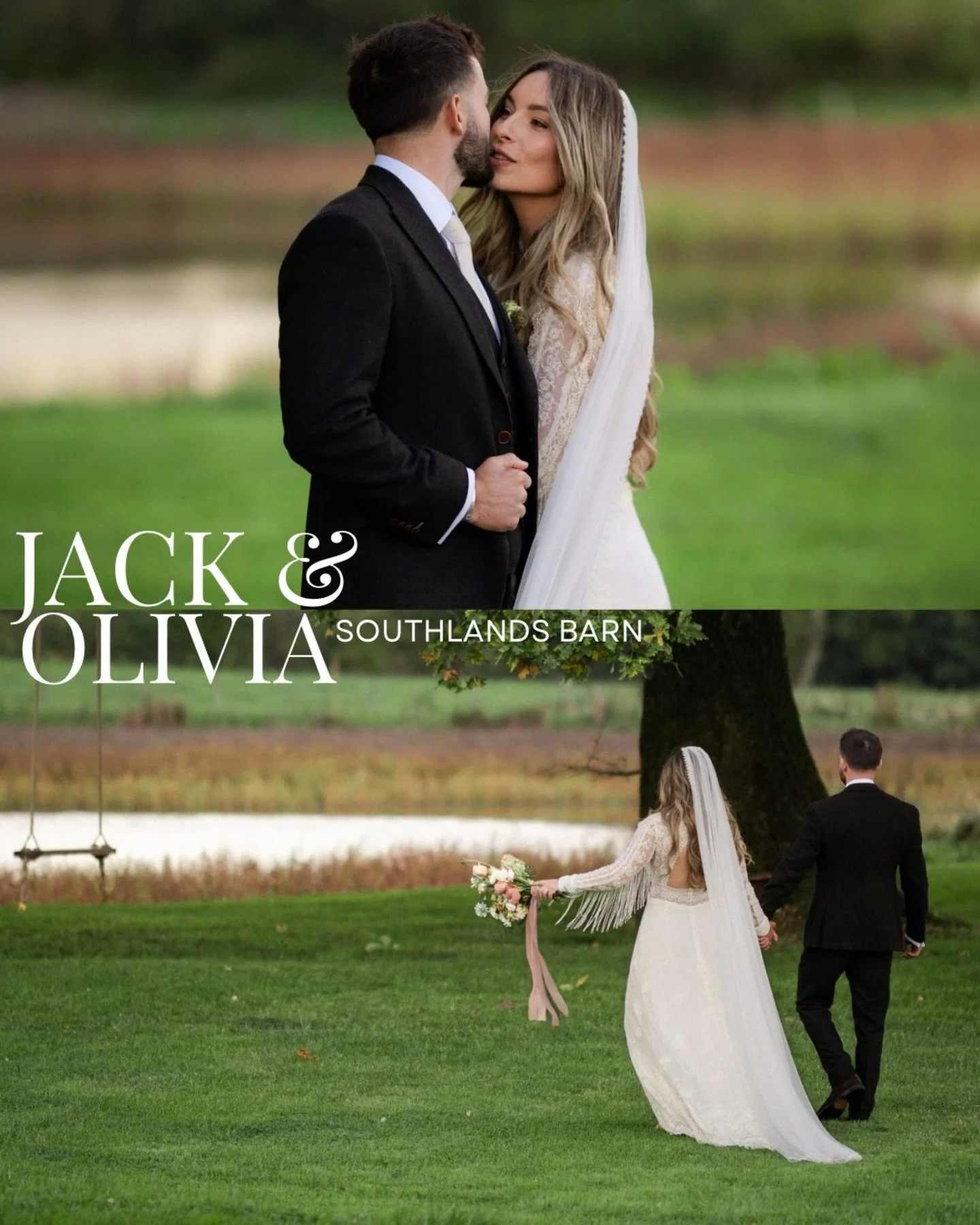 A little snippet of Jack &amp; Liv&rsquo;s gorgeous wedding day 🤍

&bull;
&bull;
&bull;
&bull;
&bull;
&bull;
#westsussexweddingphotographer #sussexweddingphotographer #eastsussexphotographer #bohoweddingdress #countrywedding