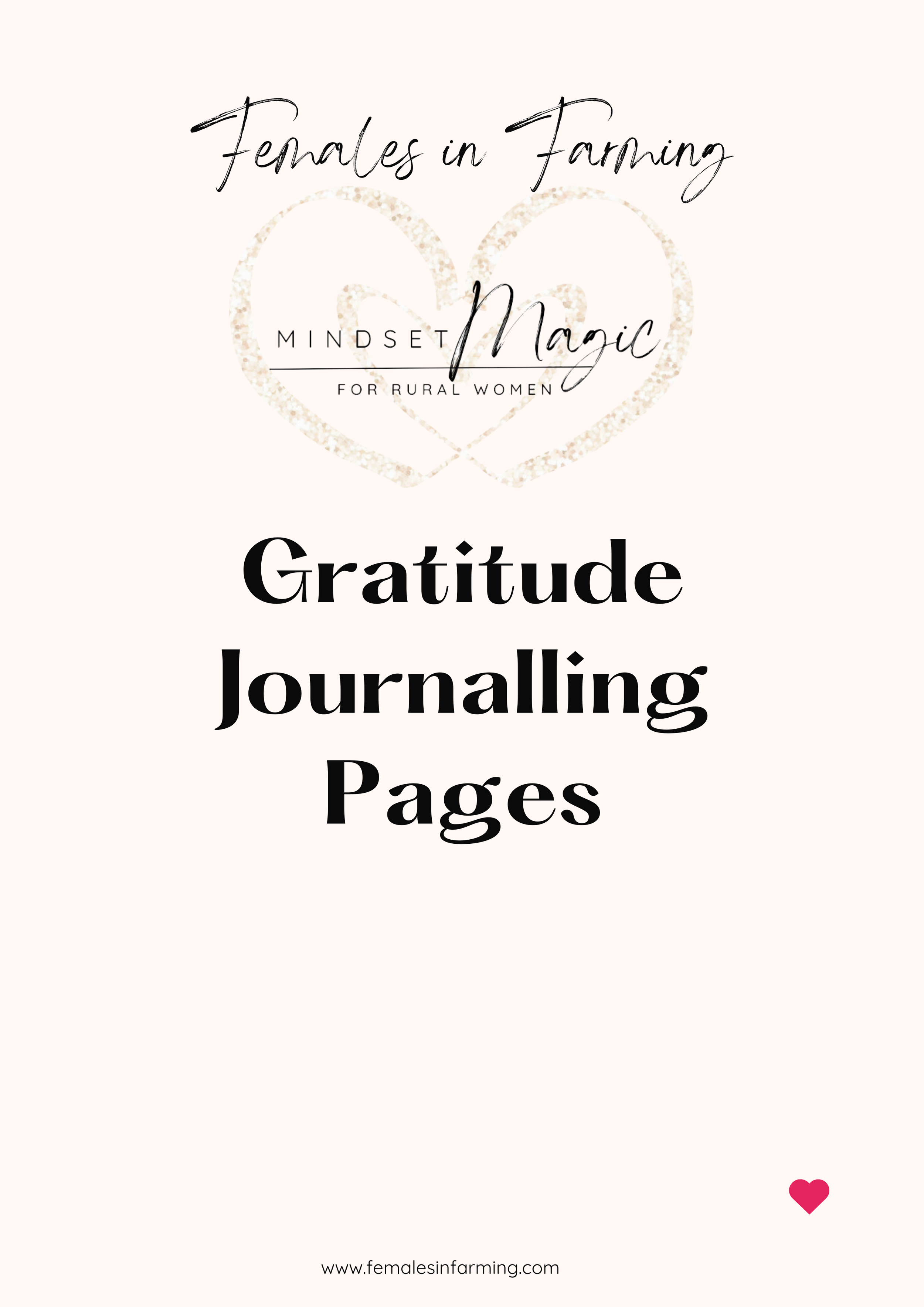 Gratitude Journalling Pages