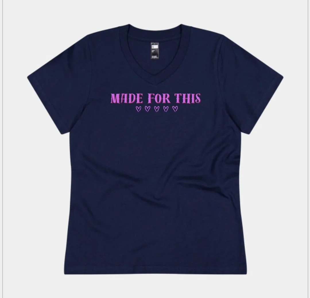 Tee - Made For This Hearts Navy.jpg