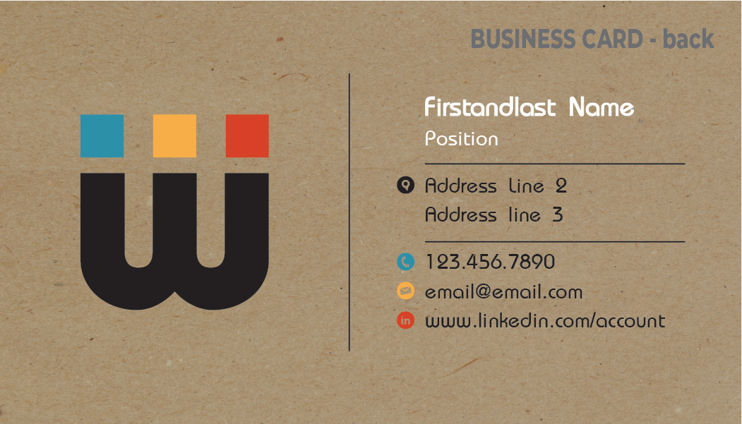 Weimar Coffee Co Business Card Concept. Design.