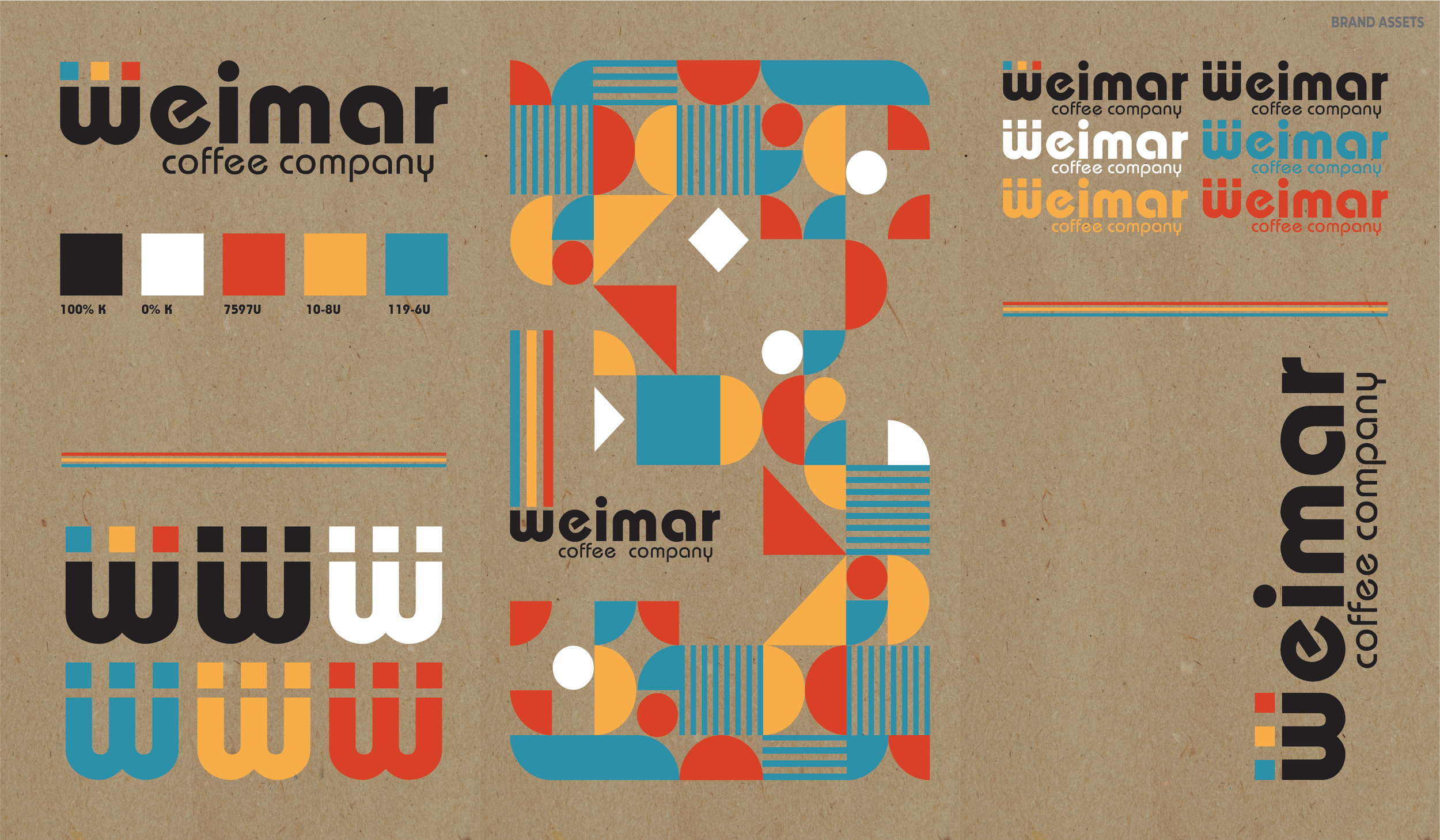 Weimar Coffee Co Brand Concept. Design.