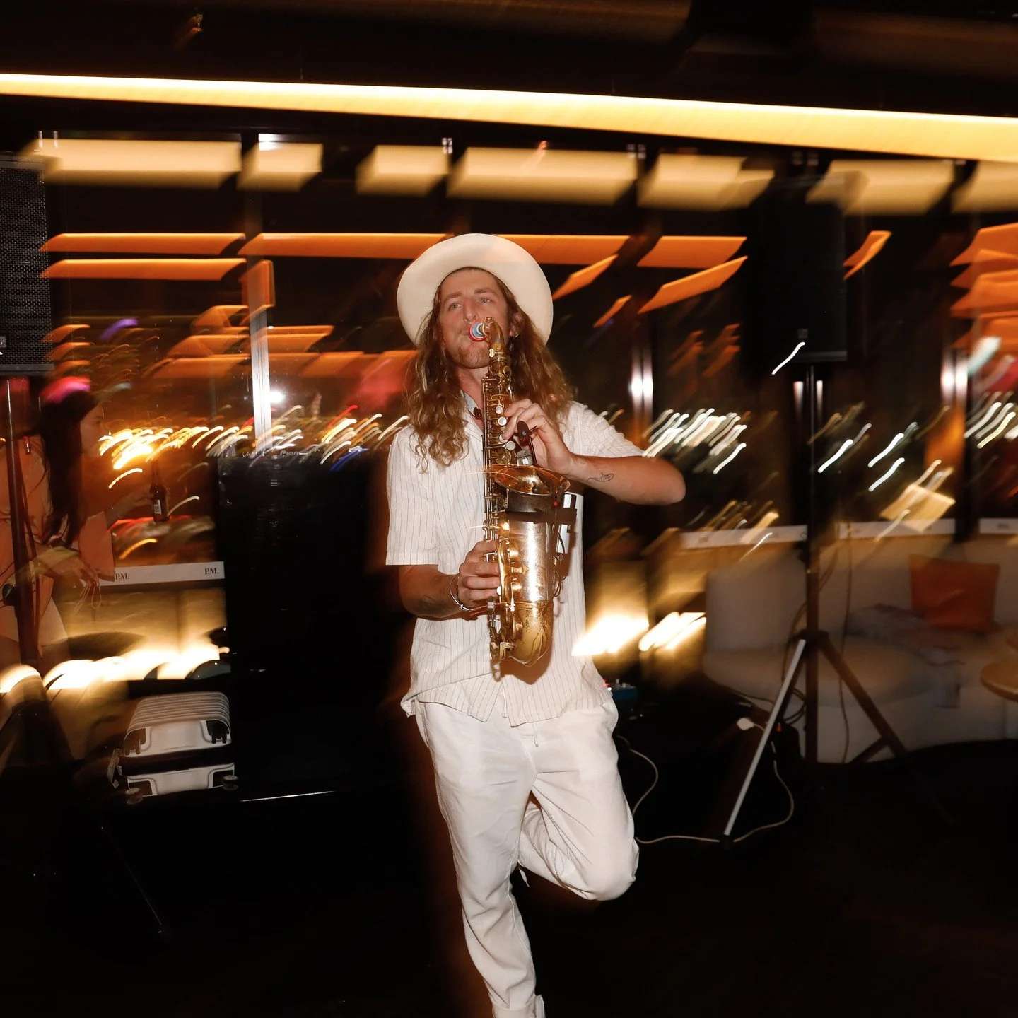 Live entertianment for your guests - dance floor on the rooftop ... 🥰 #privateeventspace #portmelbourne #melbourneparty