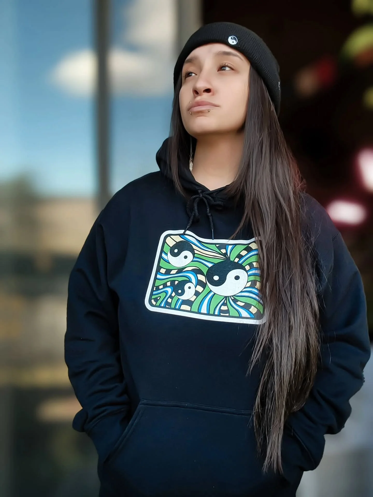 The new Duality Hoodie is live for the crisp fall days ahead. ☯️
Symbolic Yin-Yang iconography flows across this soft, 100% cotton hoodie. ⚫️⚪️
#Duality #yinyang #balance #taoism #Symbolic #energy #flow #graphictee #hoodie #pullover #zen #apparel #cl