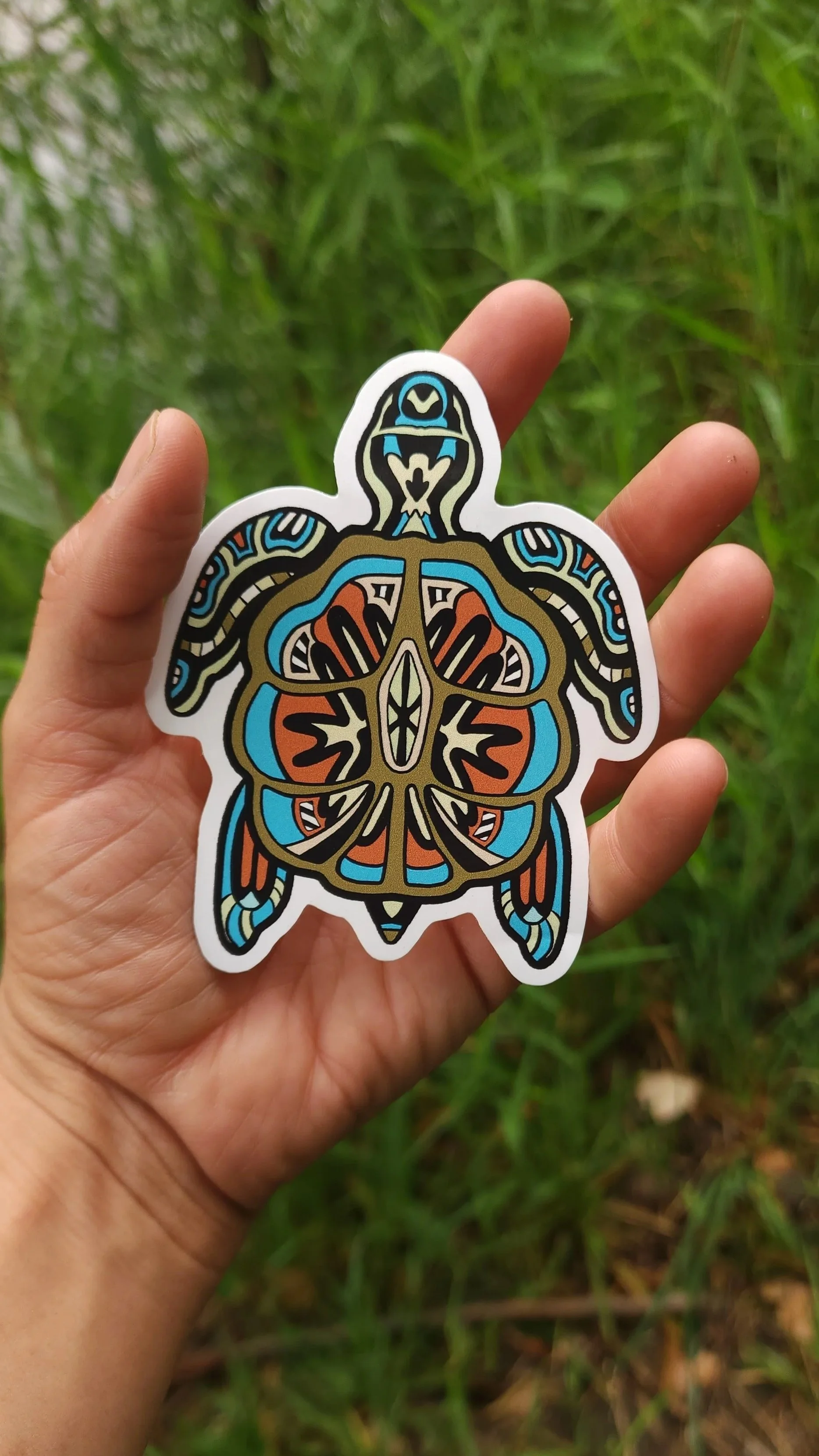 Turtle Tribe Vinyl Sticker