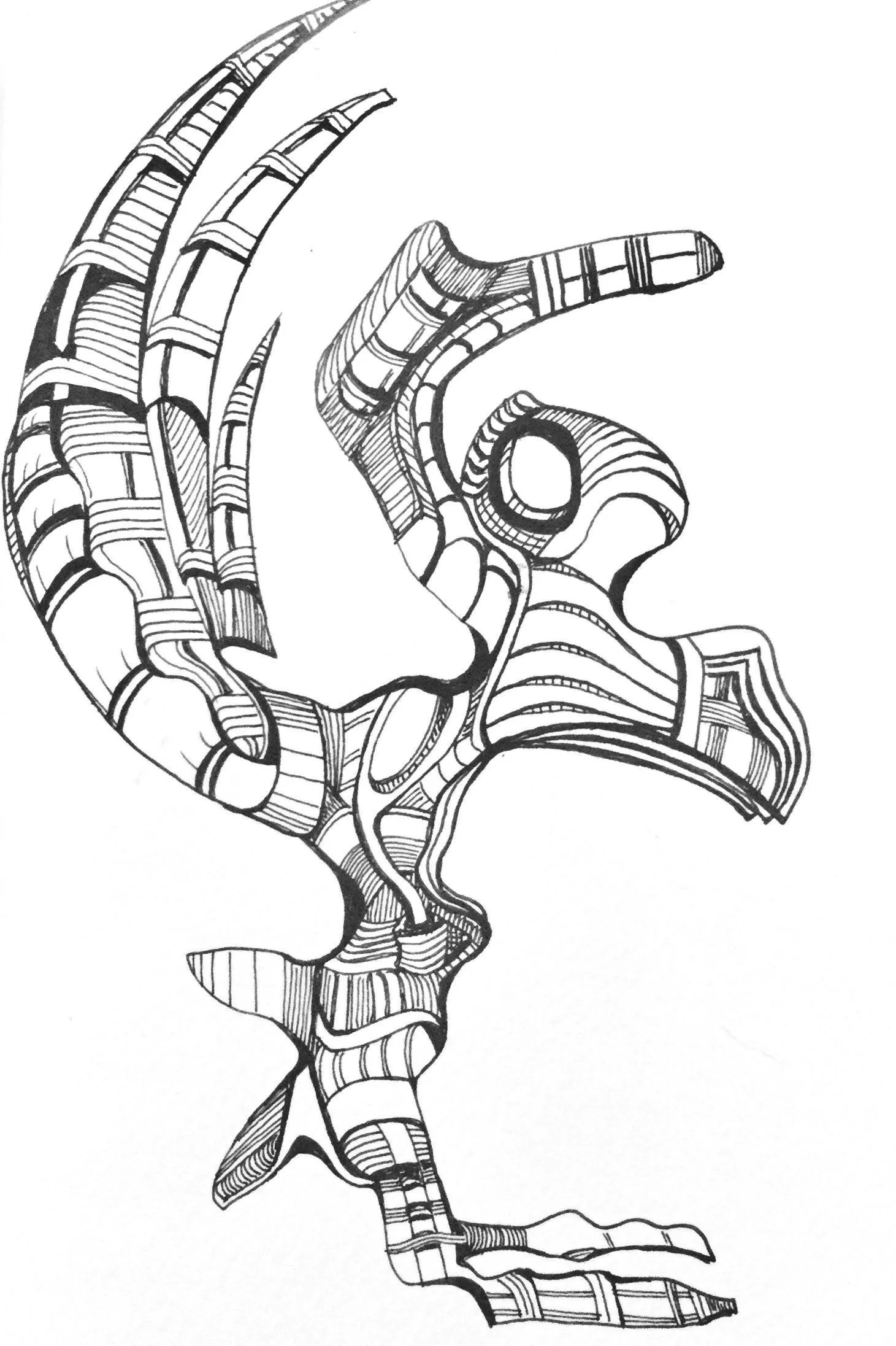 Meditative Ink Creatures