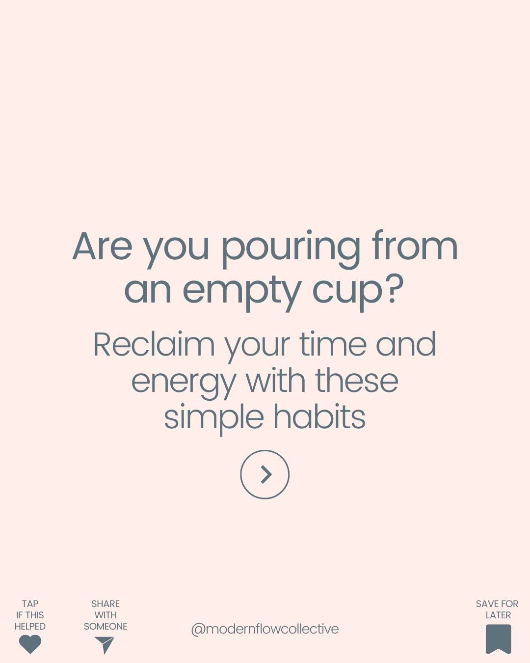 When your cup is empty it can feel like you're just scraping through each day. When you prioritise your well-being, you move from just getting by to feeling balanced and capable. You&rsquo;re able to give more fully, with energy and focus that benefi