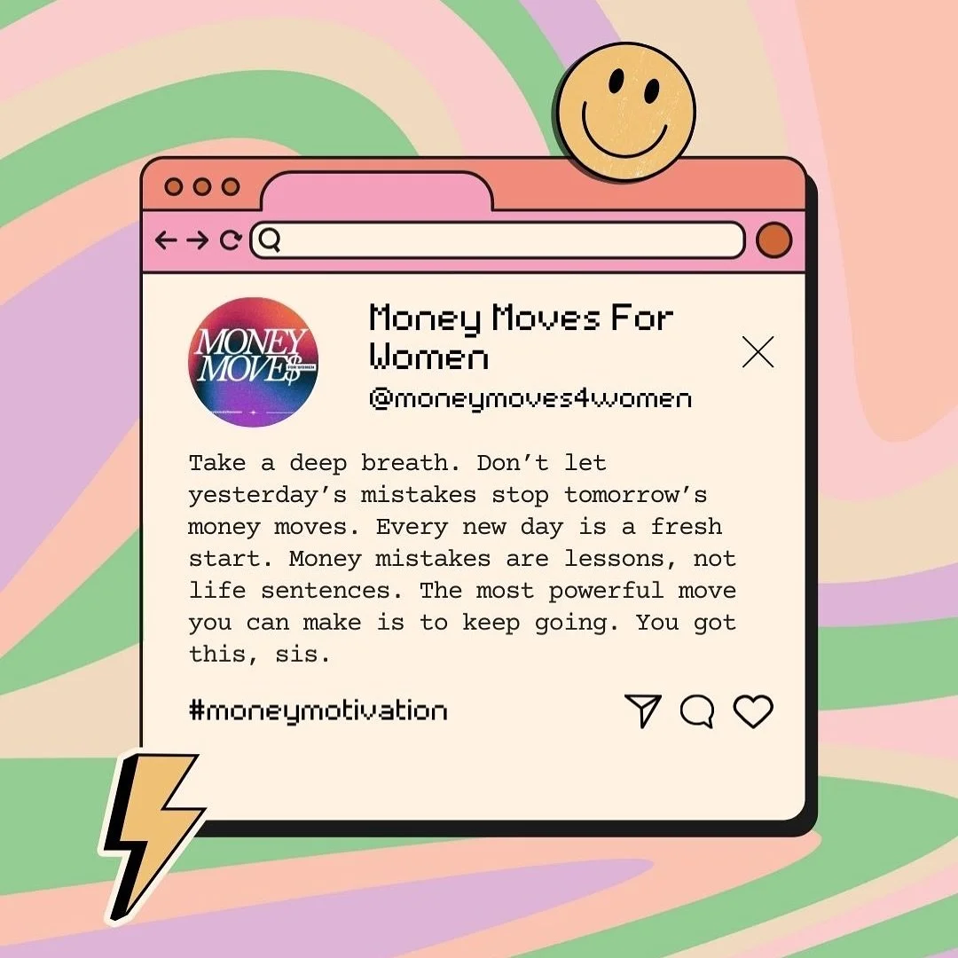 💫 Take a deep breath, sis.

Money mistakes are just lessons in disguise. As long as we learn from them, we can continue build the wealth and life we deserve. ✨💰

#MoneyMovesForWomen #MoneyMotivation #FinancialFreedom #WomenWithGoals