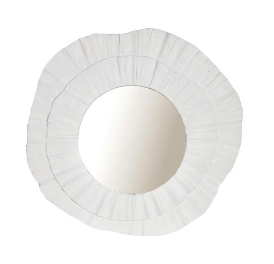 Corfu White Wall Mirror