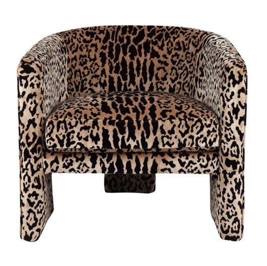 Leopard lounge Chair
