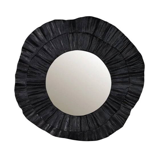 Corfu Black - Wall Mirror