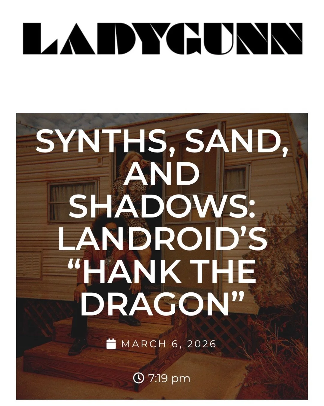 More love for &ldquo;Hank the Dragon&rdquo;

Thanks @ladygunn 💕