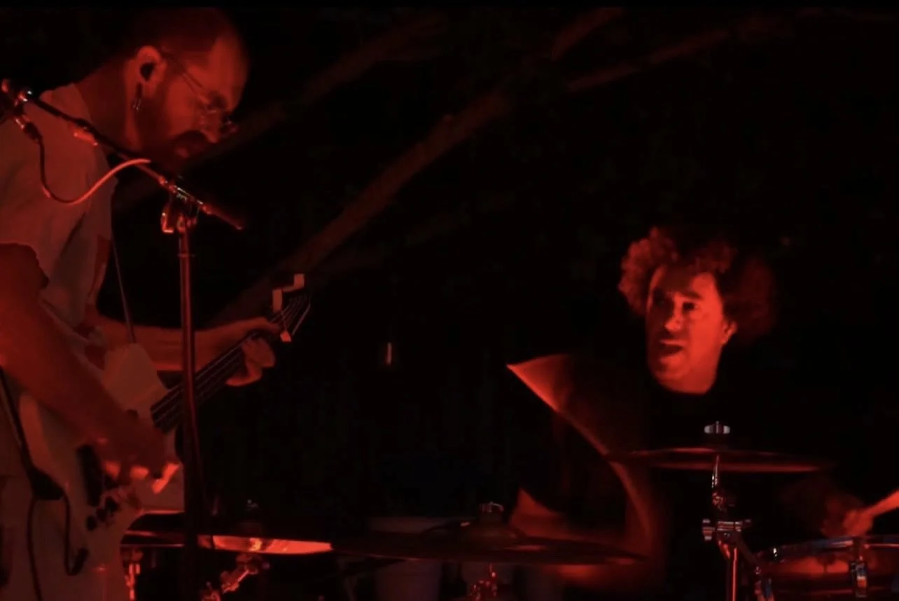 Nigel and Greg at the LANDROID tour kickoff/album release.  Photo by Jessica Leigh Studd.