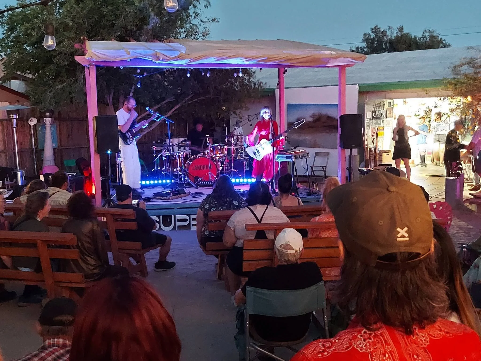 LANDROID at Art Queen for their album release/tour kick off show. Photo by Wendy Gadzuk.