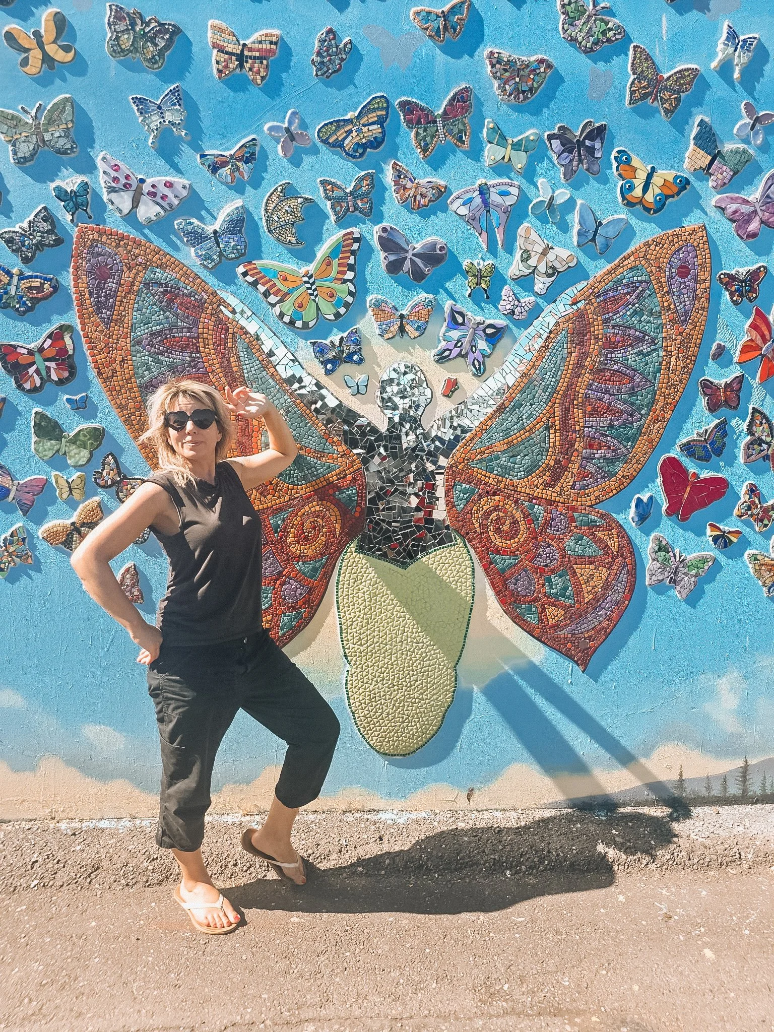 The Metamorphosis Mosaic Mural in Olympia.