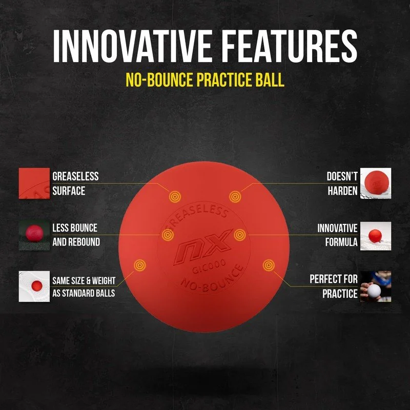 Pearl NX Lacrosse Balls- No Bounce (2 pack) — EvolveAthleticsllc.com
