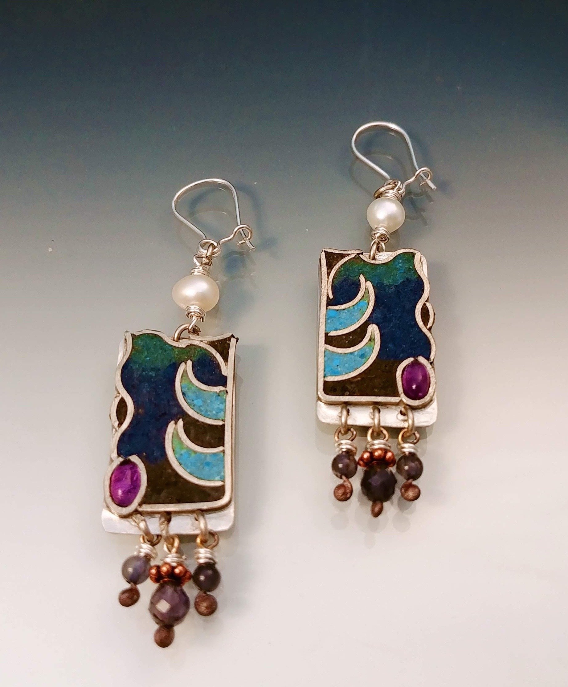 "Ocean Waves" Earrings