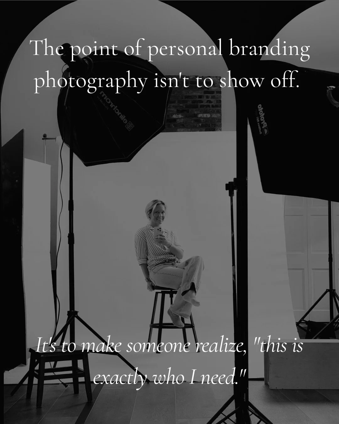 Your photos should feel like you walked into the room.

Not you four years ago. Not the version of you that was still figuring it out. You, right now, at this level, with this much clarity about what you do and who you do it for.

That&rsquo;s what a