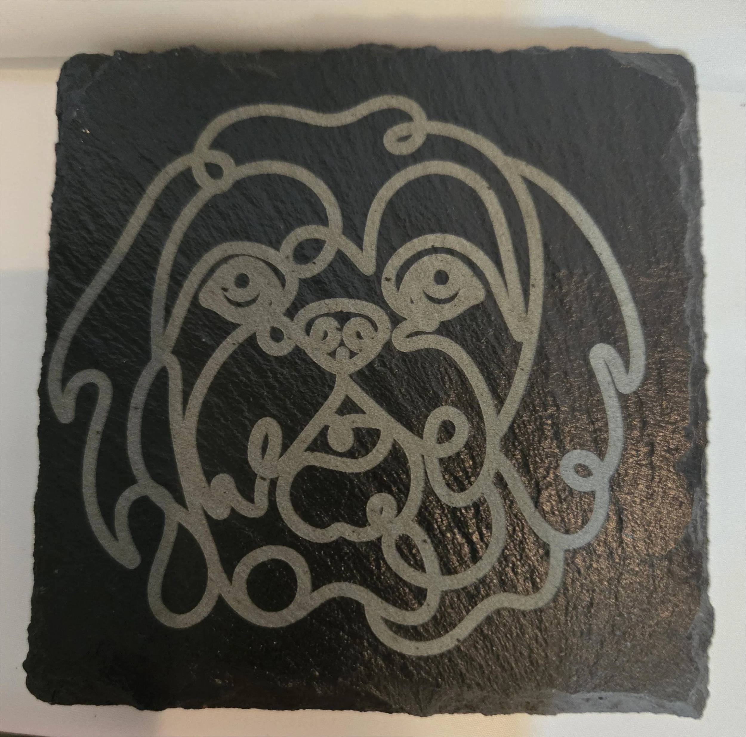 SLATE DOG COASTERS