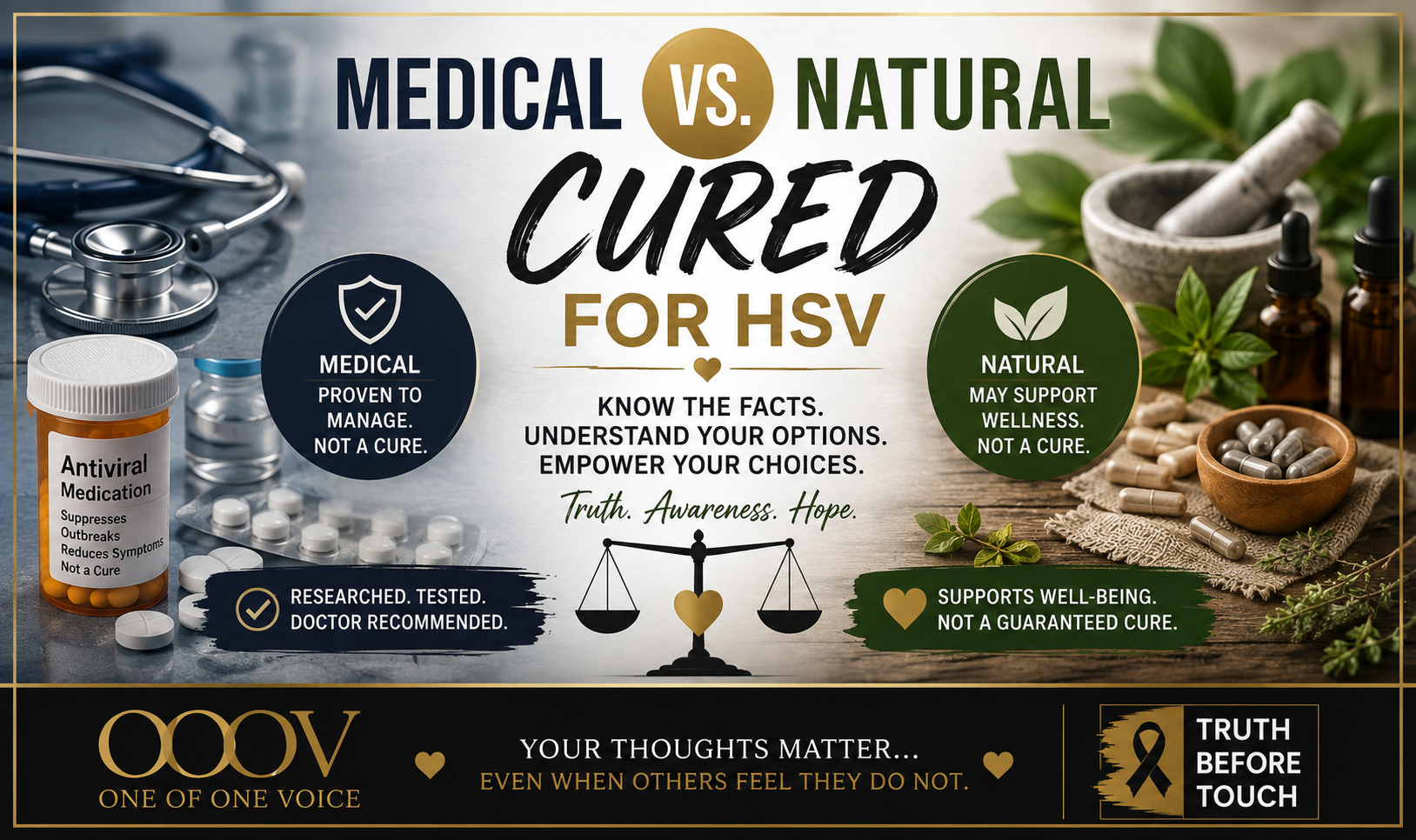 Medical vs. Natural Cures for HSV: Separating Hope from Evidence